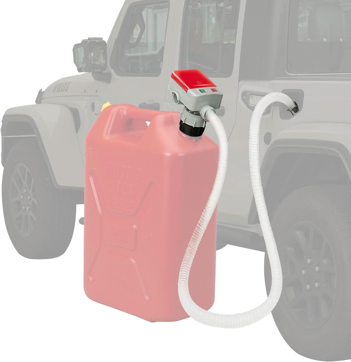 Kemimoto Fuel Transfer Pump with 35''/ 51'' Long Hose, Portable Transfer Pump Automatic - $55.99 at Kemimoto.com