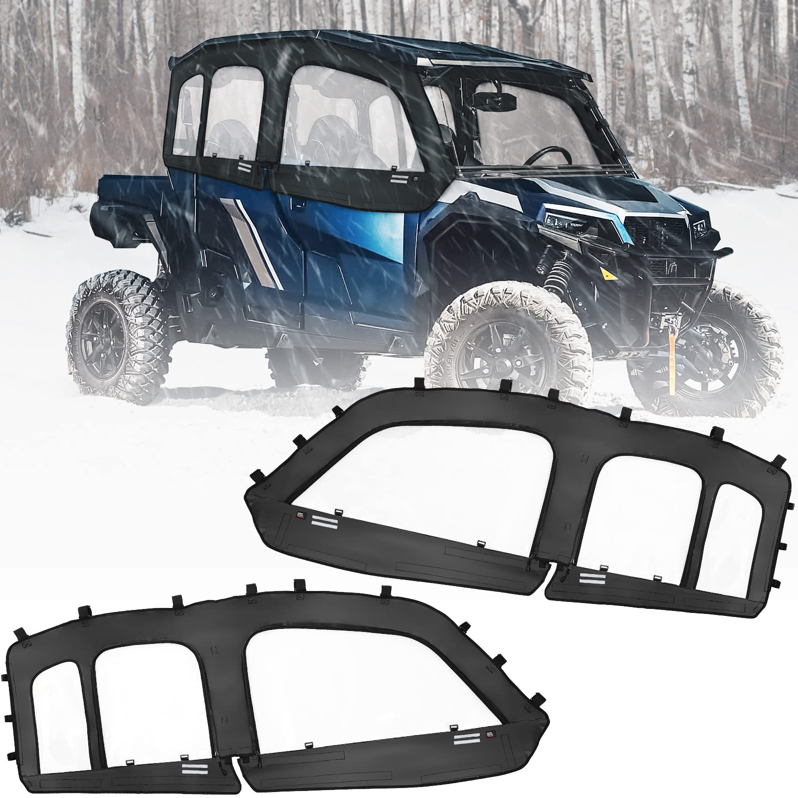 Soft Cab Enclosure Upper Doors for General XP 4 1000