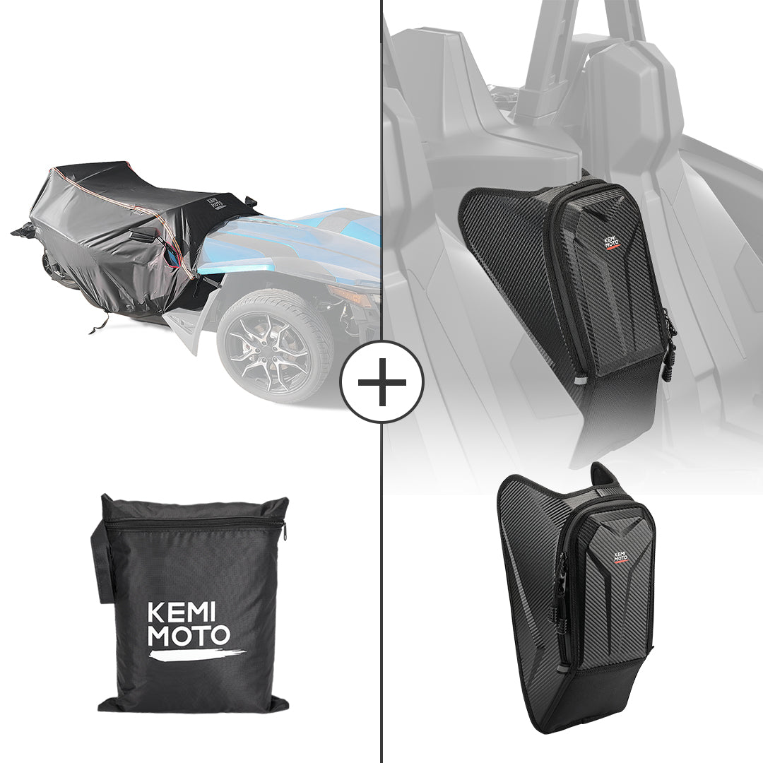Kemimoto Half Cover Cockpit Cover & Center Console Bag for Slingshot - $129.99 at Kemimoto.com