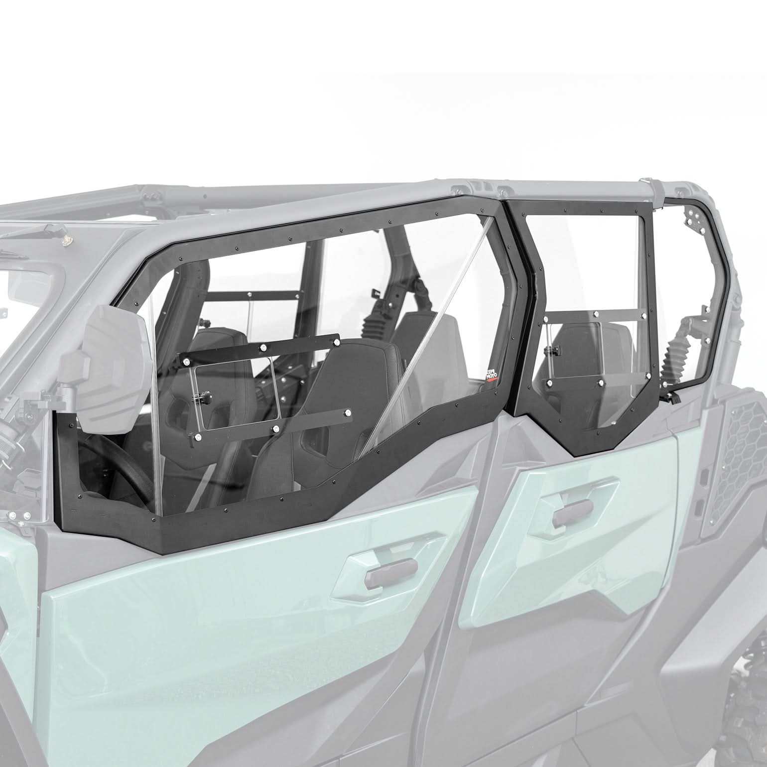 Kemimoto Hard Cab Enclosure with Upper Doors for 2021–2026 Can-Am Commander MAX - $1299.99 at Kemimoto.com