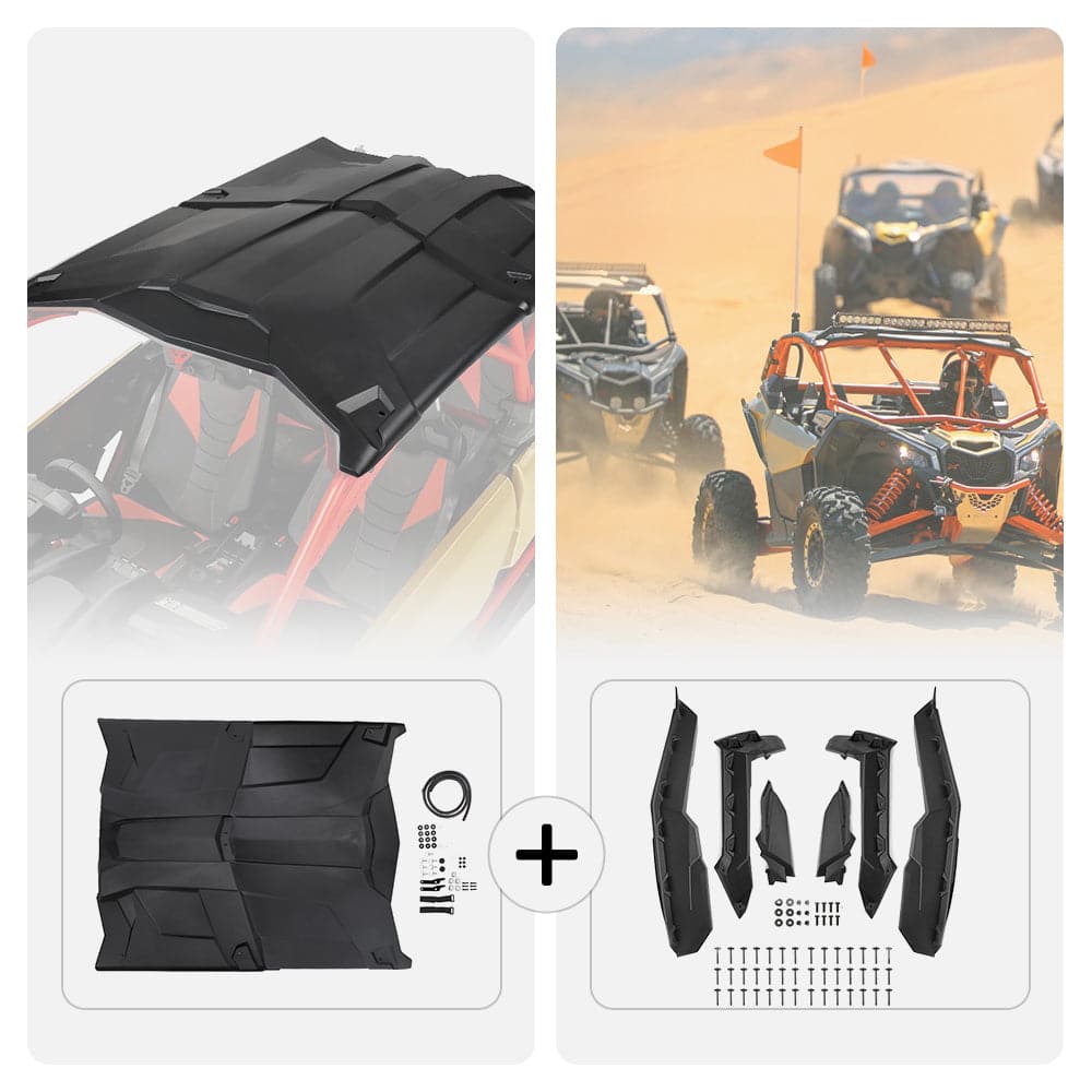 Hard Roof & Mud Fender Flares For Can-Am Maverick X3 MAX