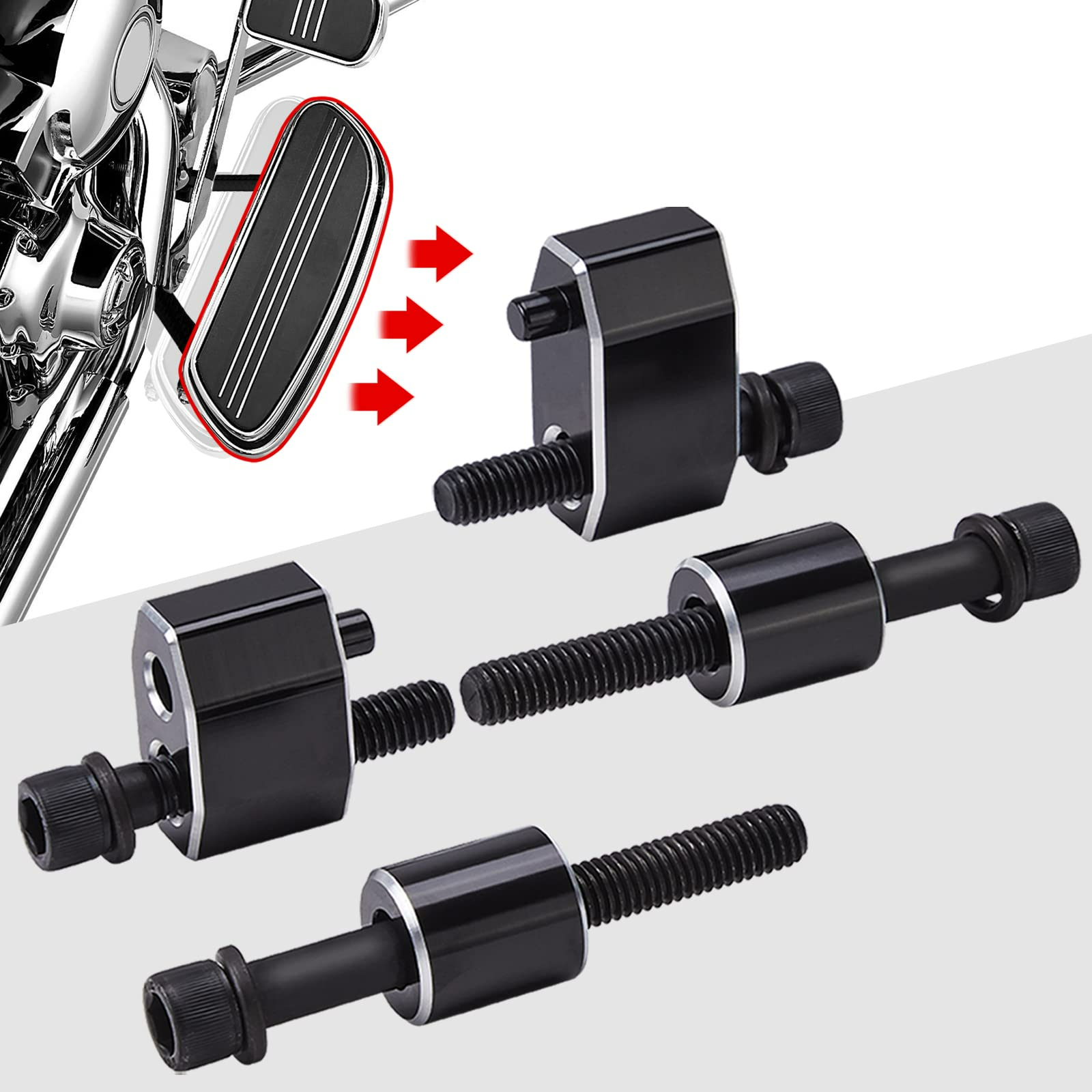 Driver Floorboard Extenders Kit For Harley
