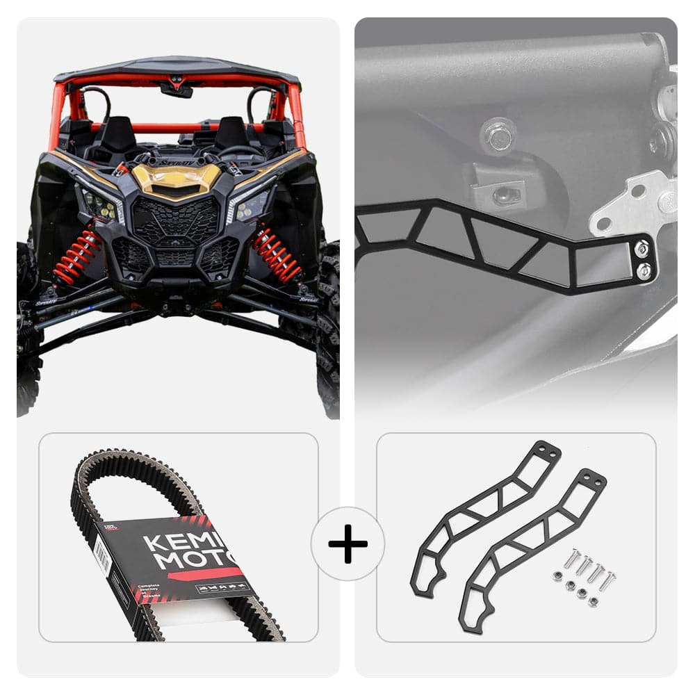 Kemimoto Heavy Duty Belts & Door Handle for Can-Am Maverick X3 - $109.98 at Kemimoto.com