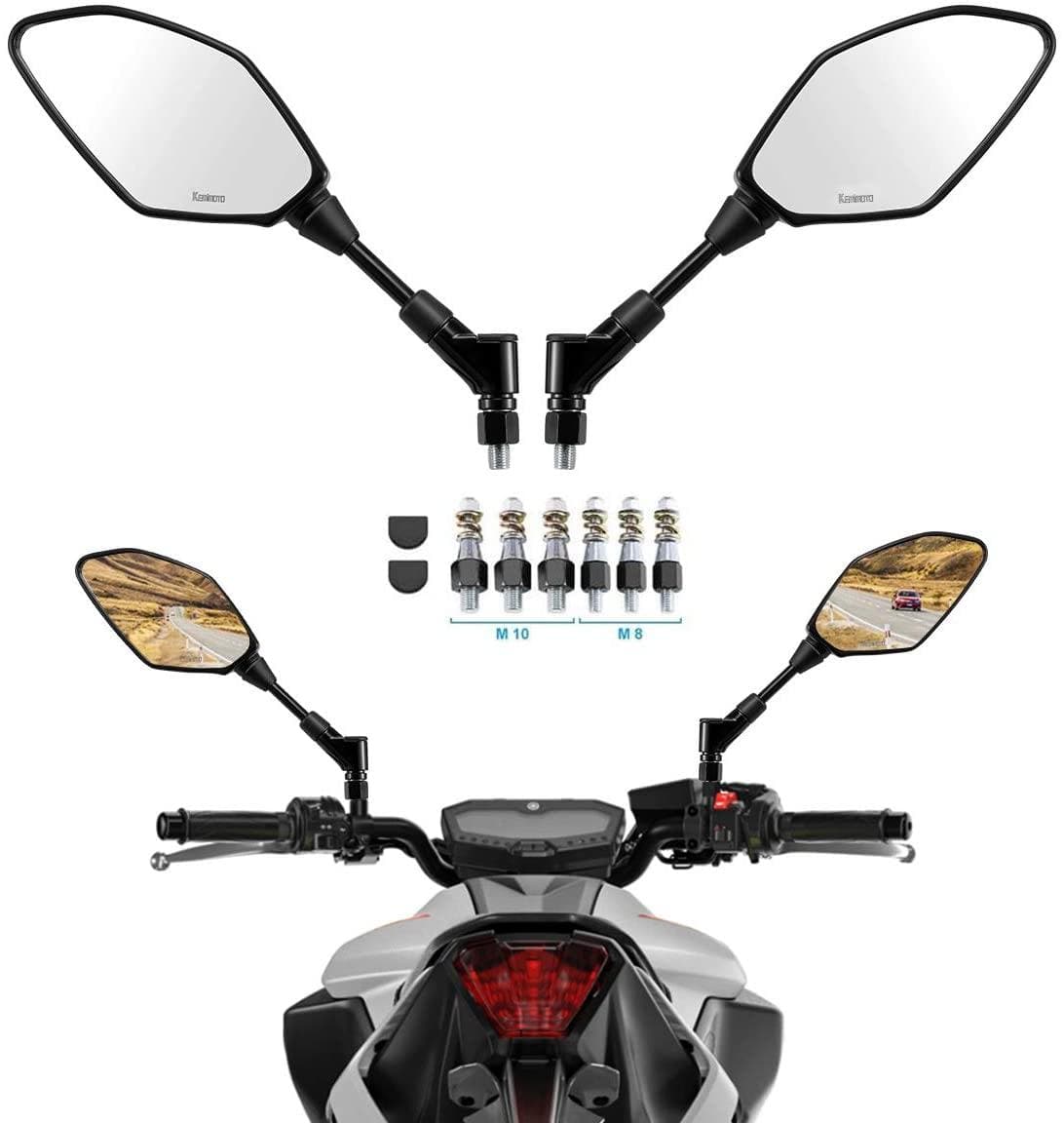 Kemimoto Motorcycle Rear View Side Mirrors for Grom Navi - $32.99 at Kemimoto.com