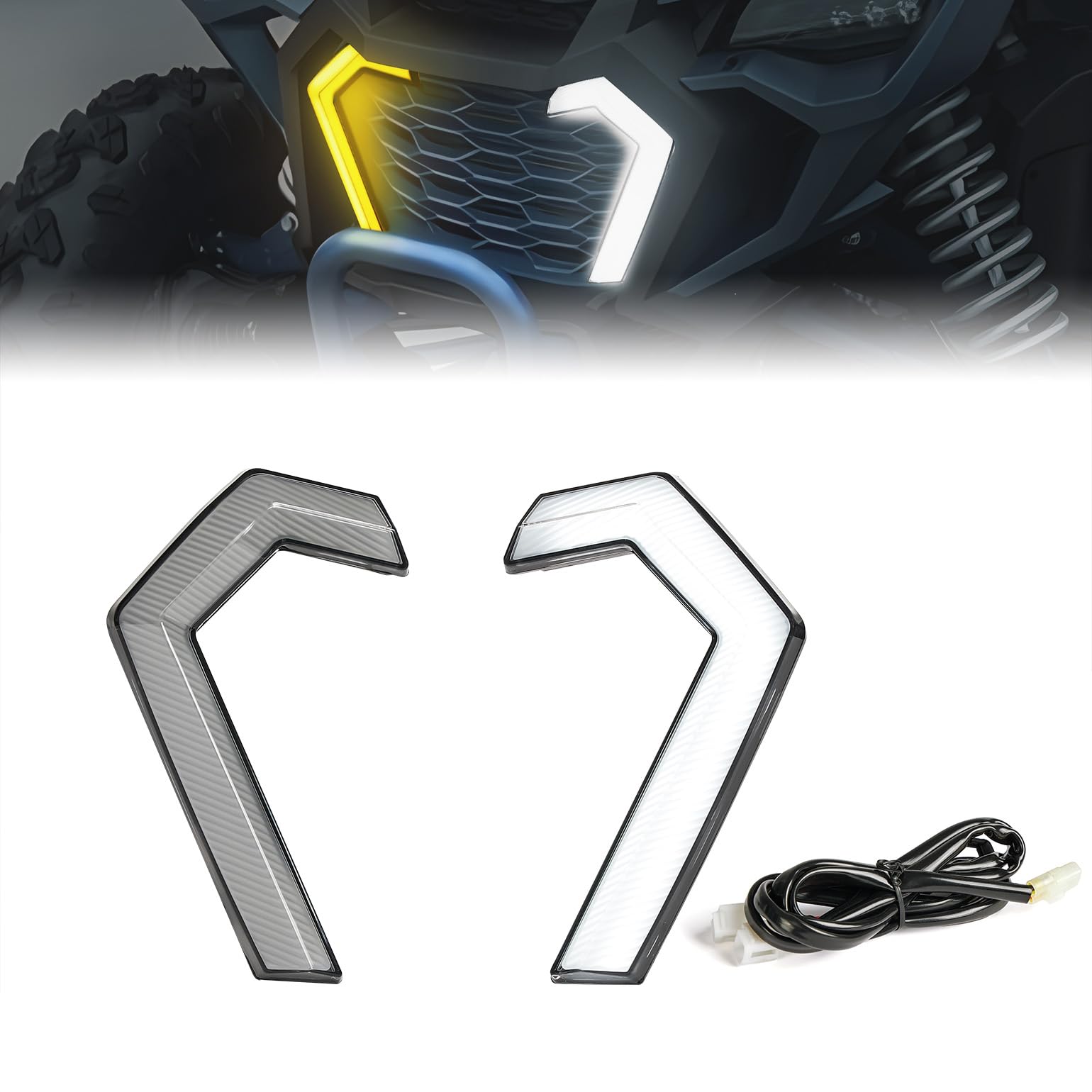 Fang Lights LED Turn Signal Fang Lights for Talon 1000R 1000X 1000X-4 - $103.99 at Kemimoto.com