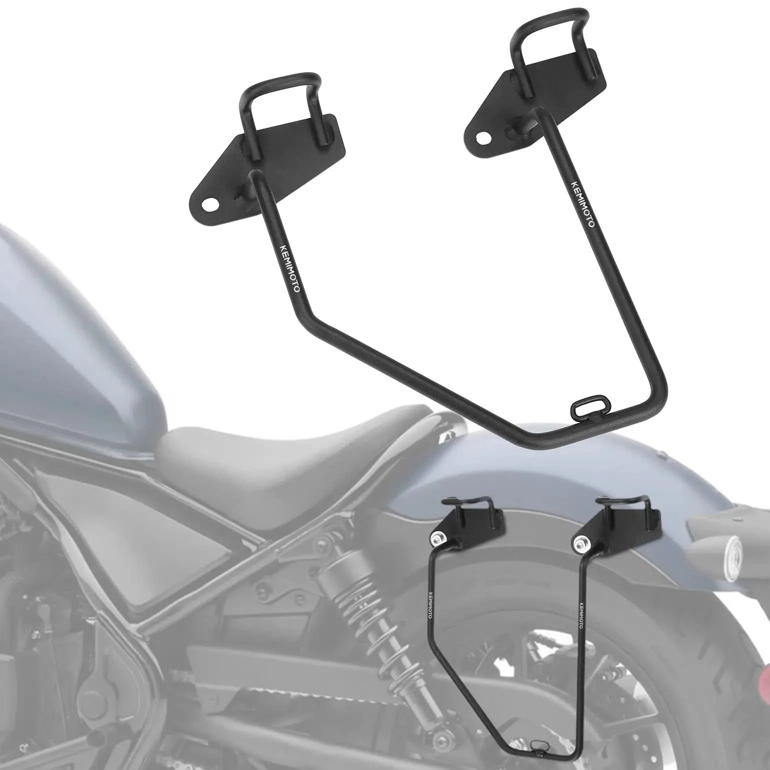 Kemimoto Left Saddle Bags Support Bracket/Bar For Honda Rebel CMX 500 300 250 - $29.99 at Kemimoto.com