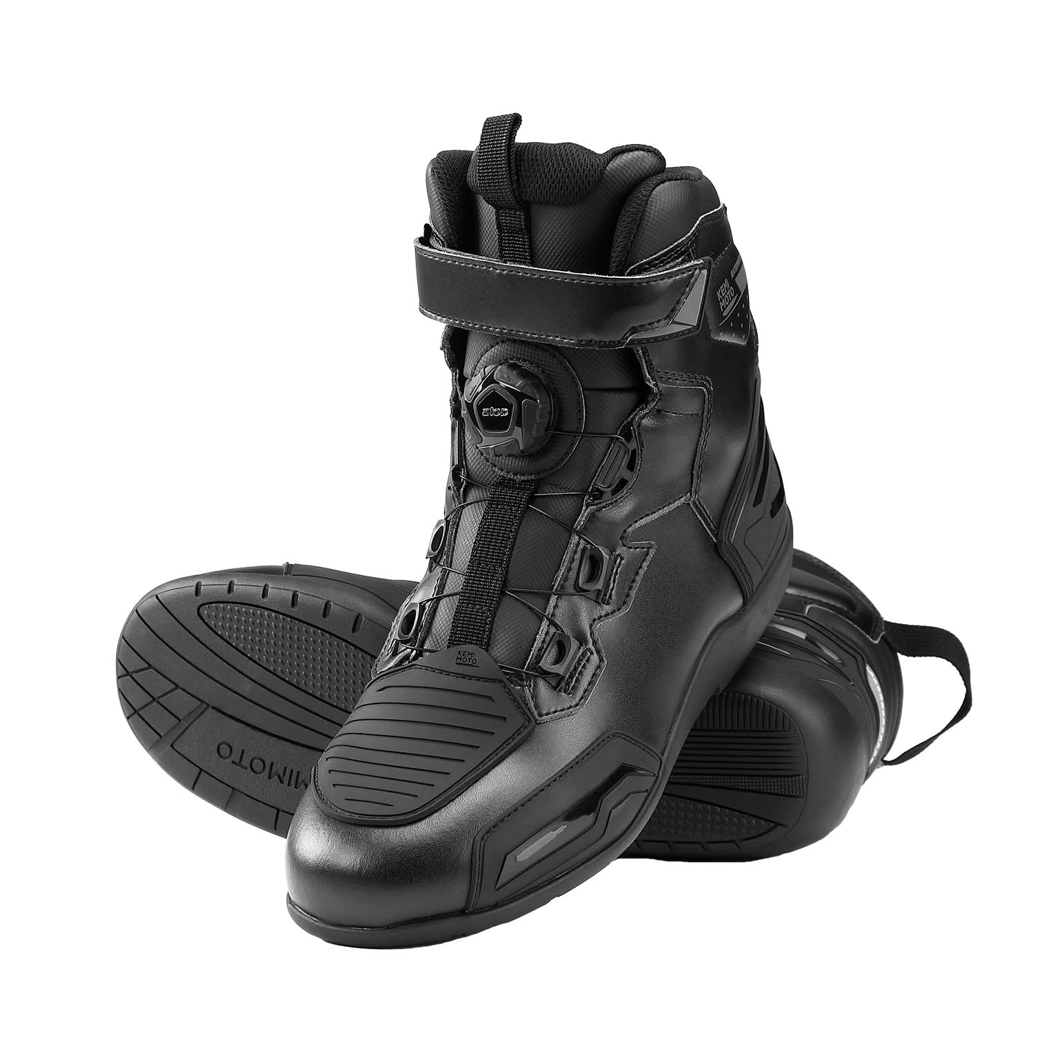 Men's Motorcycle Boots with Quick-Release ATOP Knob
