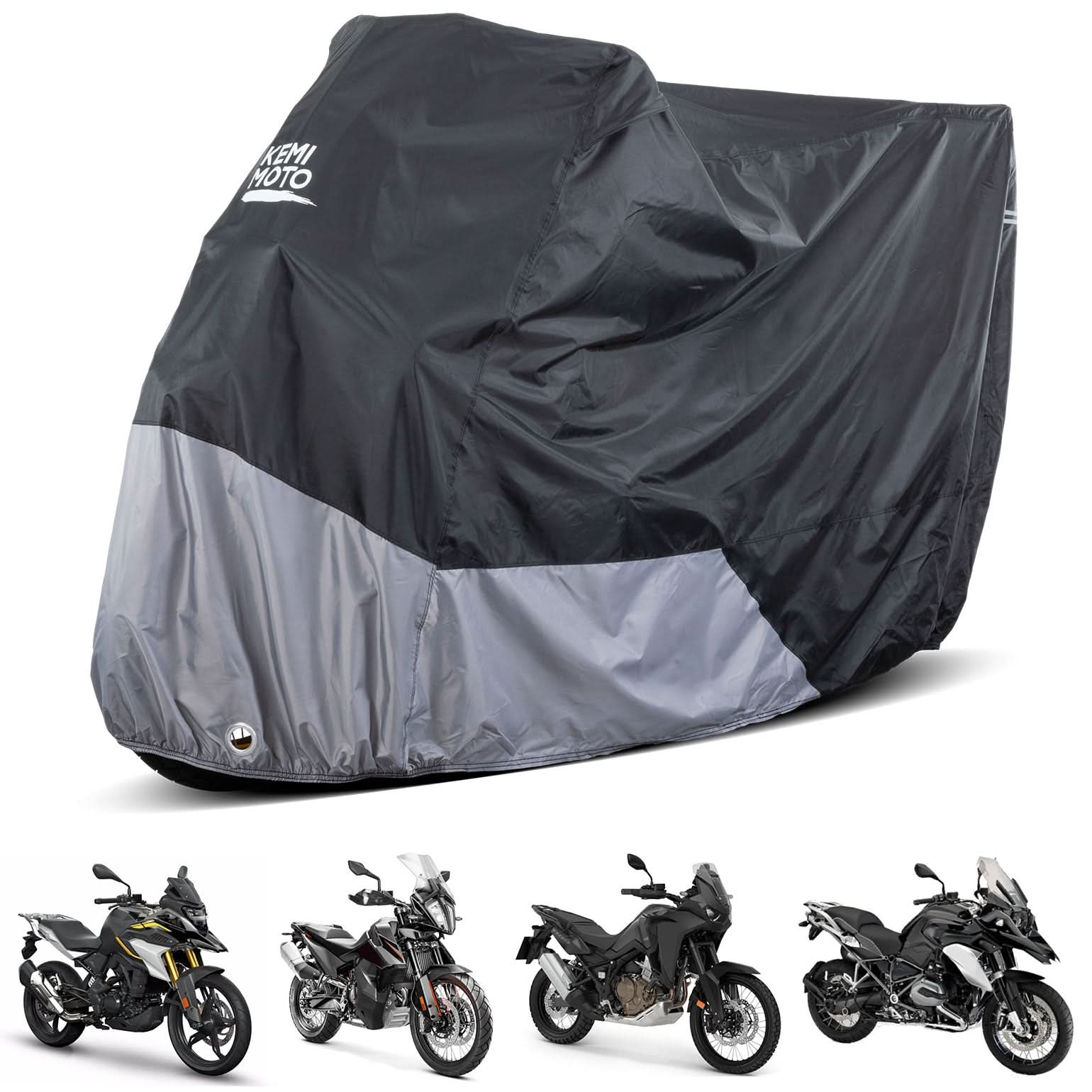 Kemimoto Motorcycle Cover Adventure for R1250 GS TENERE 700 KLR650 - $49.99 at Kemimoto.com