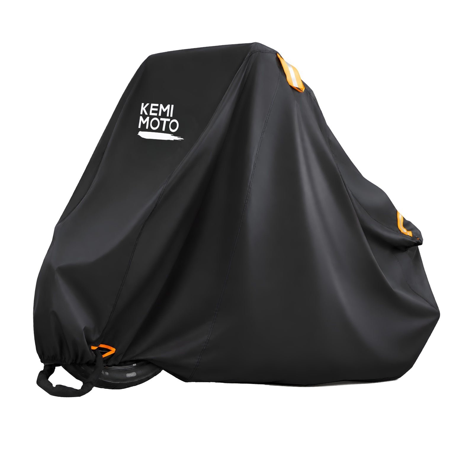 Kemimoto Motorcycle Cover with Lock Holes & Windproof Buckle, Reflective Strips - $29.99 at Kemimoto.com