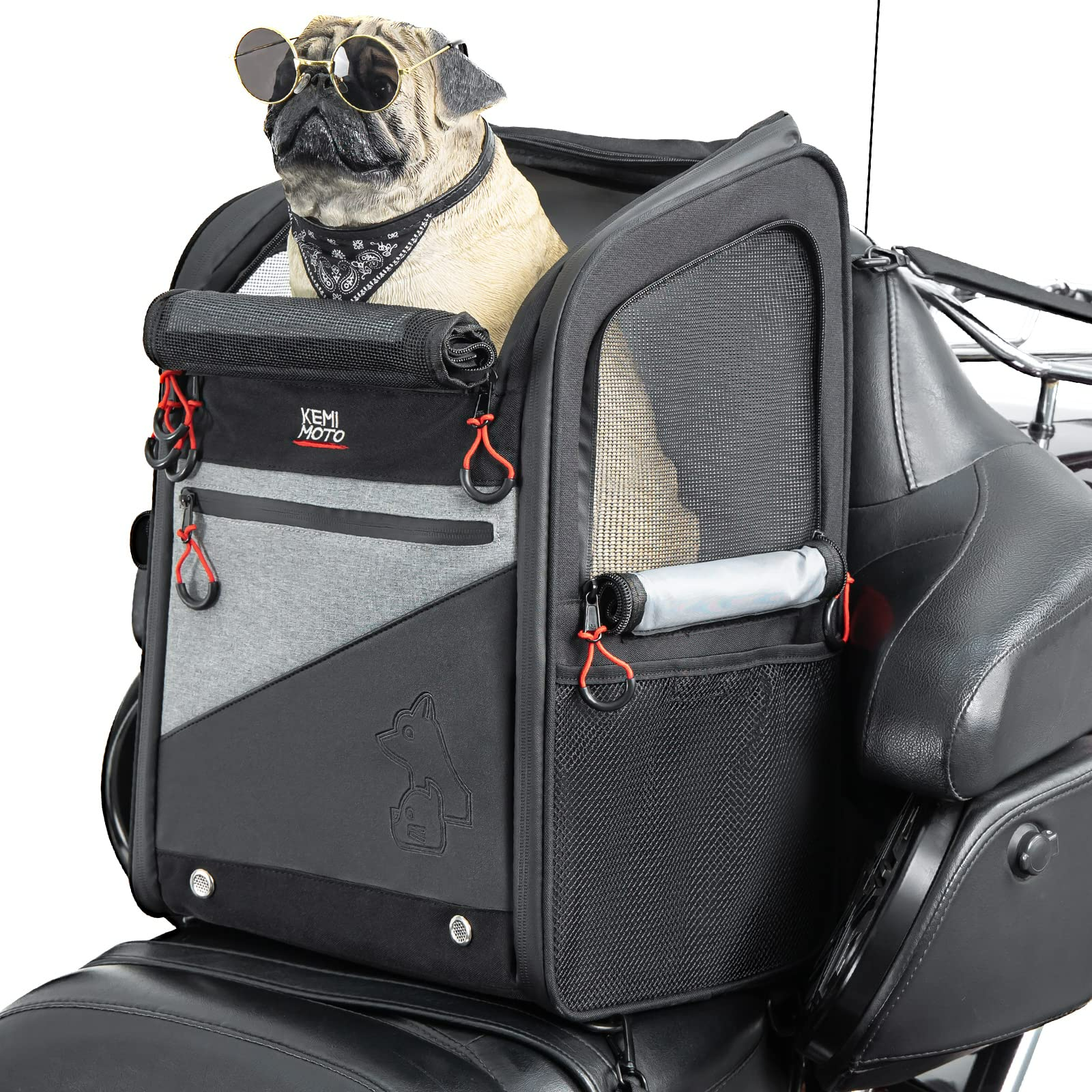 Motorcycle Dog/Cat Carrier Bags Portable Load Capacity 20lbs