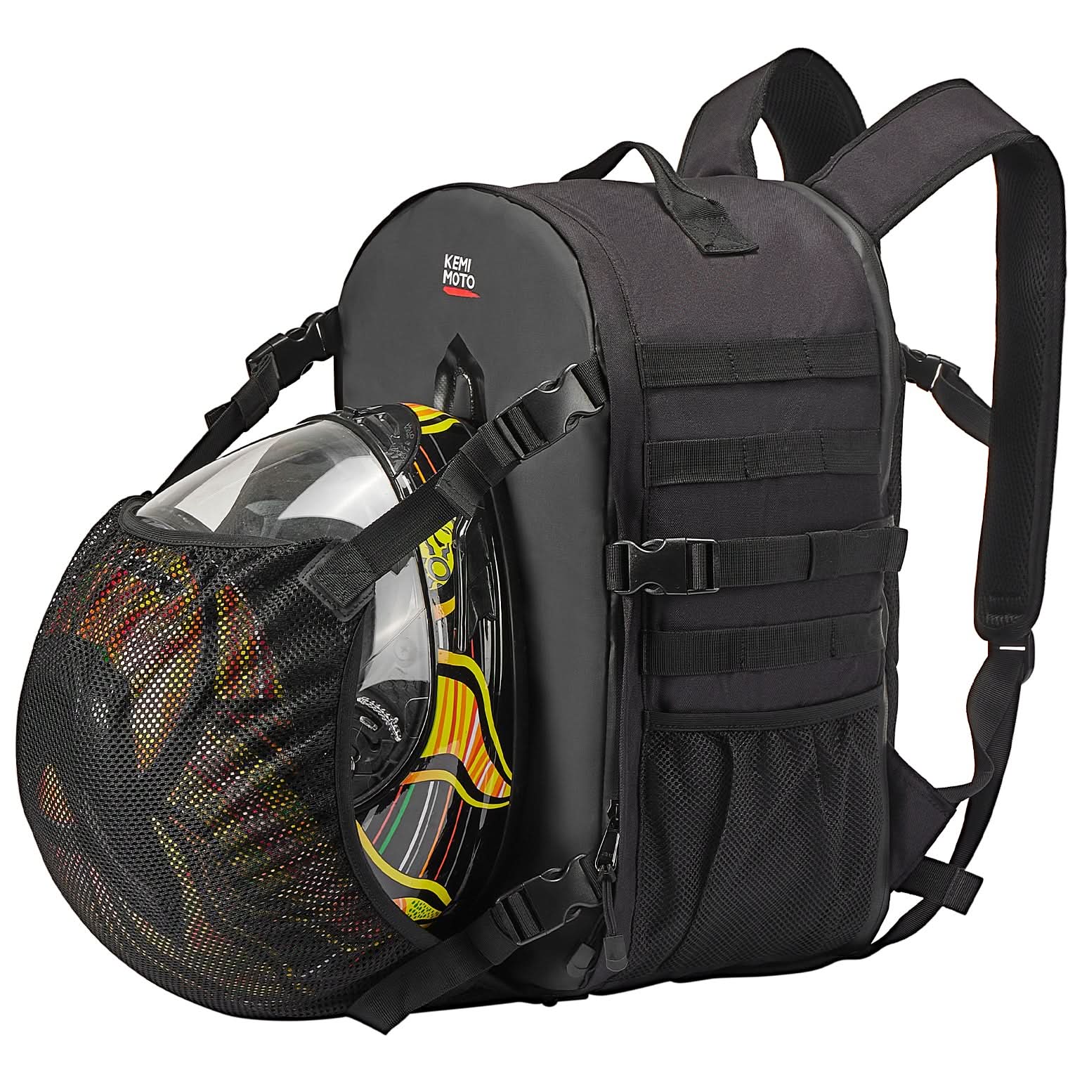 Kemimoto Motorcycle Helmet Backpack, 27-35L - $55.99 at Kemimoto.com