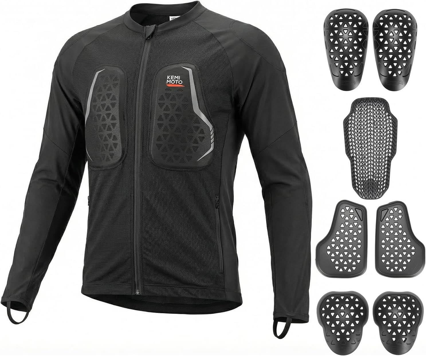Motorcycle Mesh Armored Shirt with CE1 Certified Protective For Men