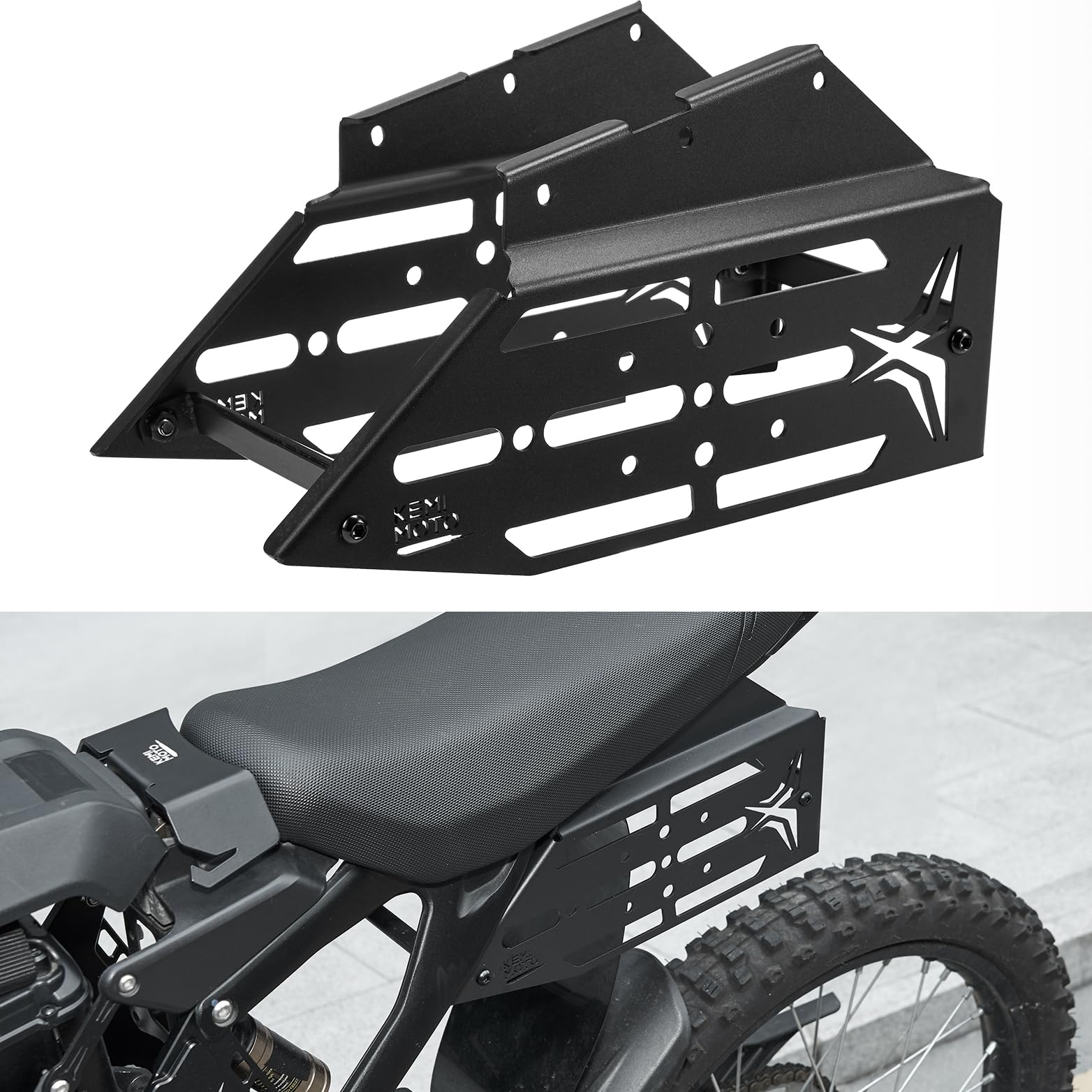 Motorcycle Side Racks Saddlebag Support Racks for Sur-Ron Light Bee