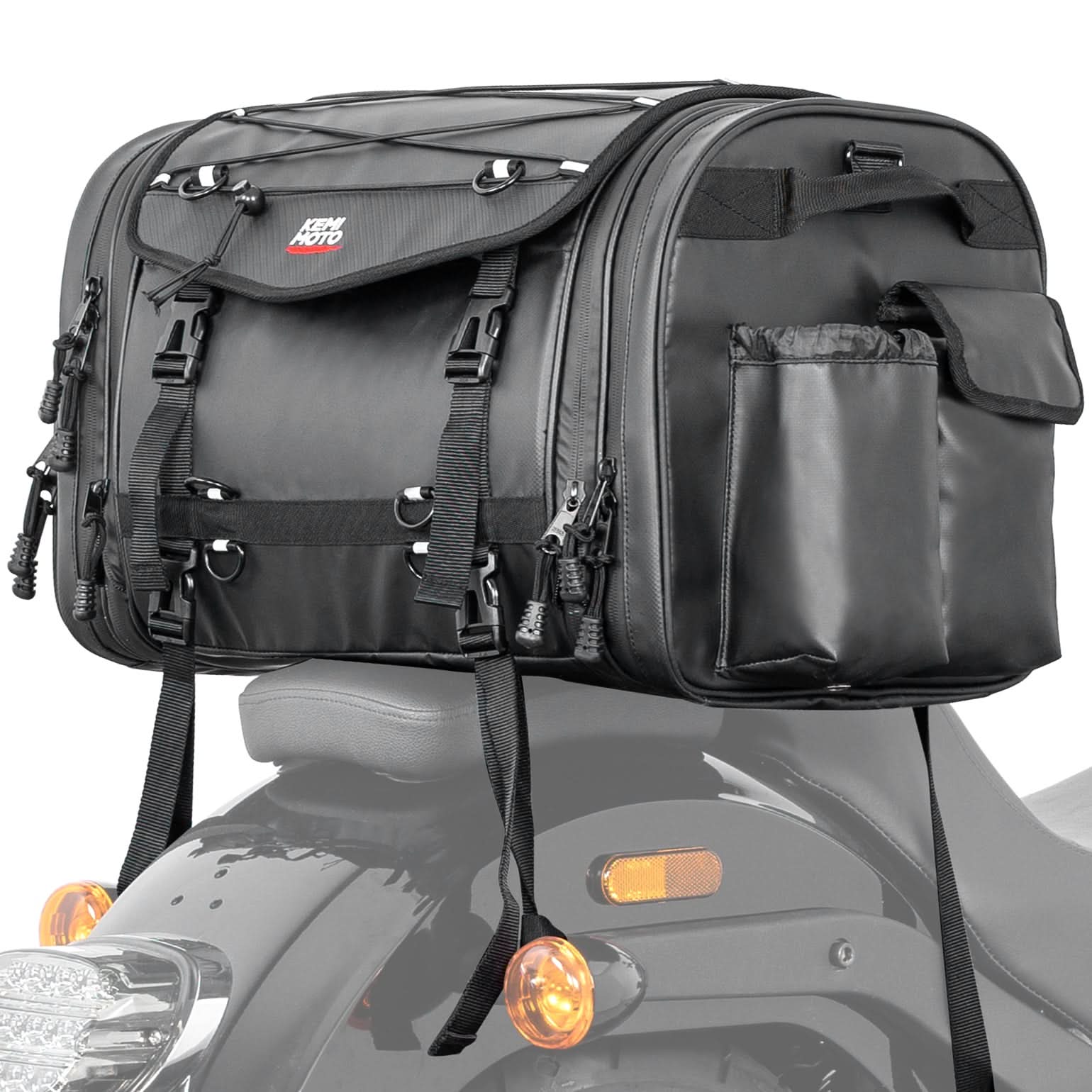 Kemimoto Motorcycle Travel Luggage Bags, 60L - $109.99 at Kemimoto.com