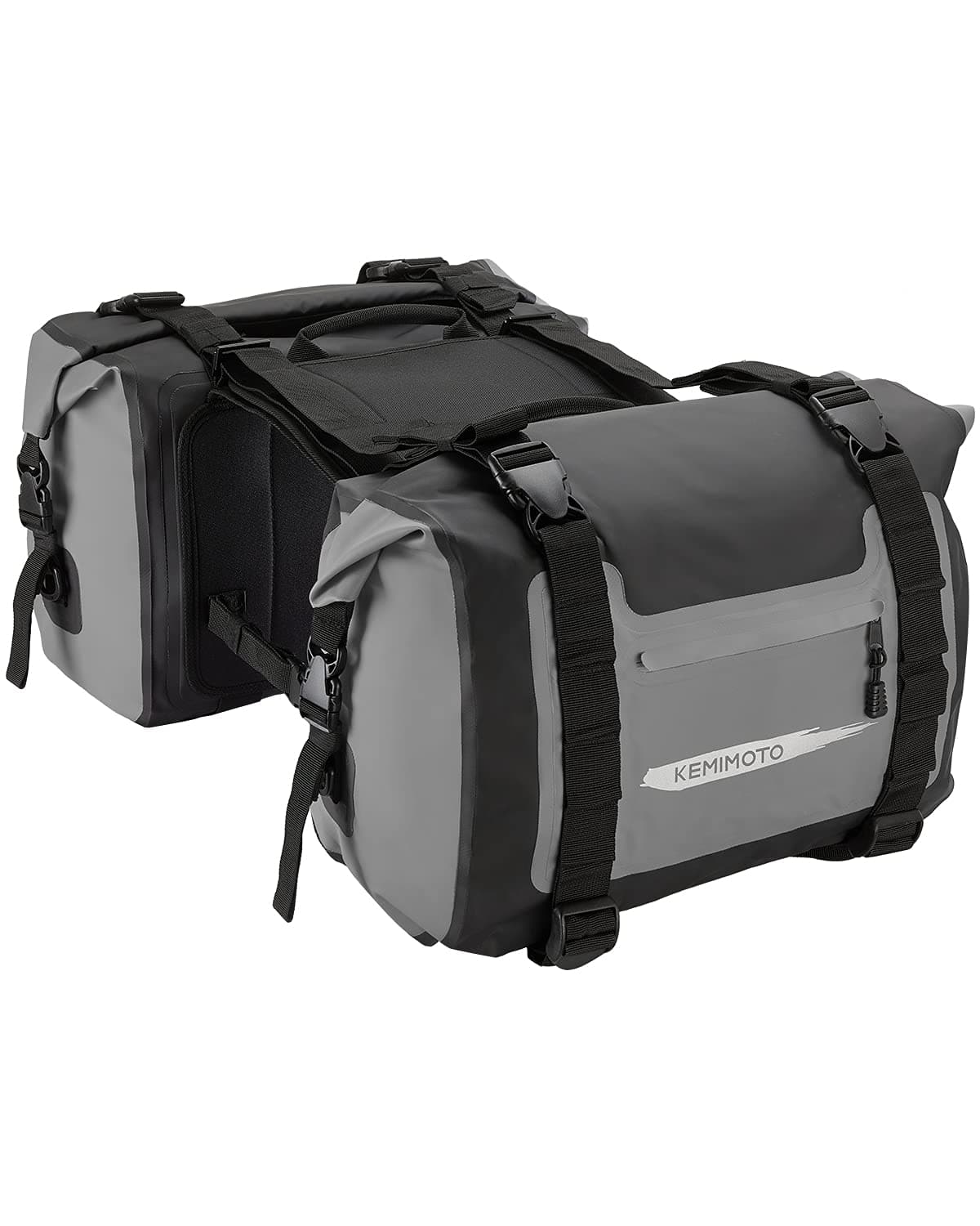 Kemimoto Luggage Bag, Waterproof Saddle Bags Side Bags for Motorbike Travel (25L*2) - $99.99 at Kemimoto.com