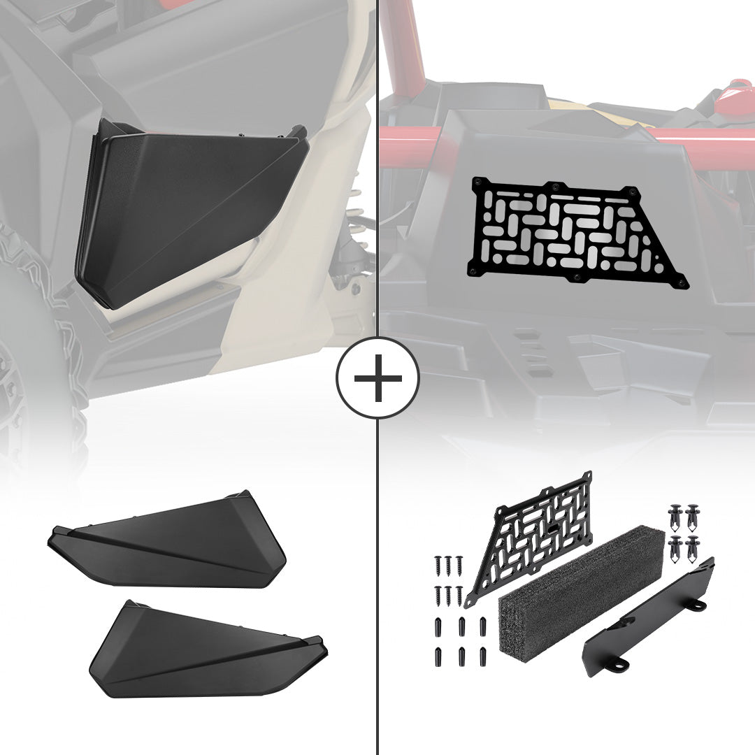 KEMIMOTO Noise Reduction Kit &  Front Lower Door Inserts For Can-Am Maverick X3 - $184.98 at Kemimoto.com