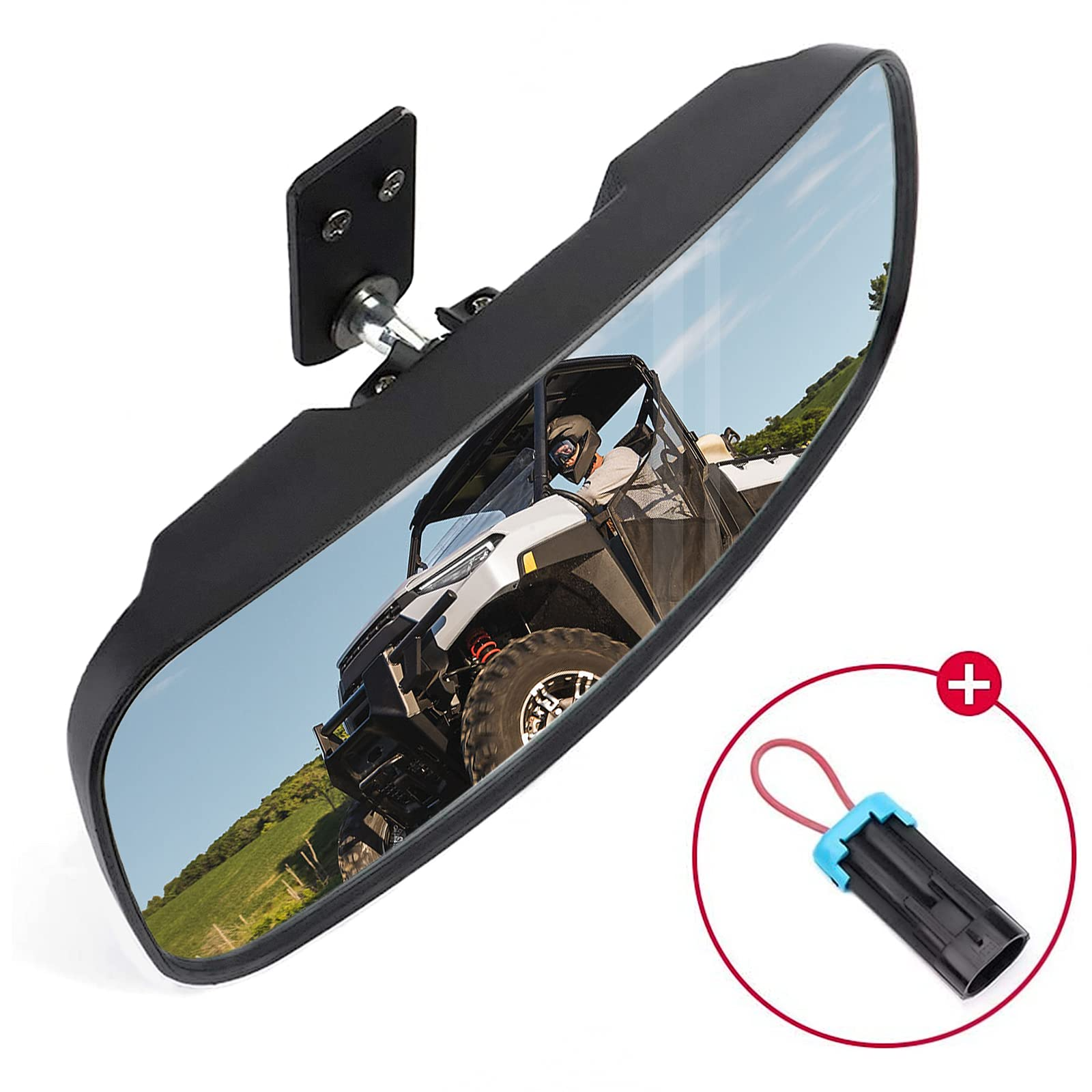 Rear View Mirror for Polaris Ranger 500 570 900 XP 1000 XP