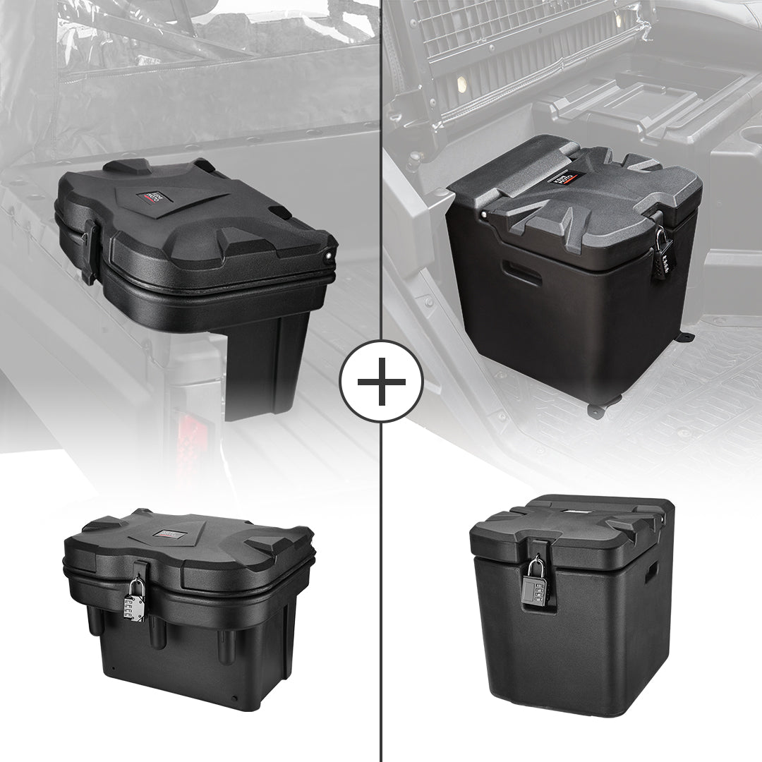 KEMIMOTO Cargo Storage Device Tool Box & Under Seat Storage Box for Polaris Ranger - $269.98 at Kemimoto.com
