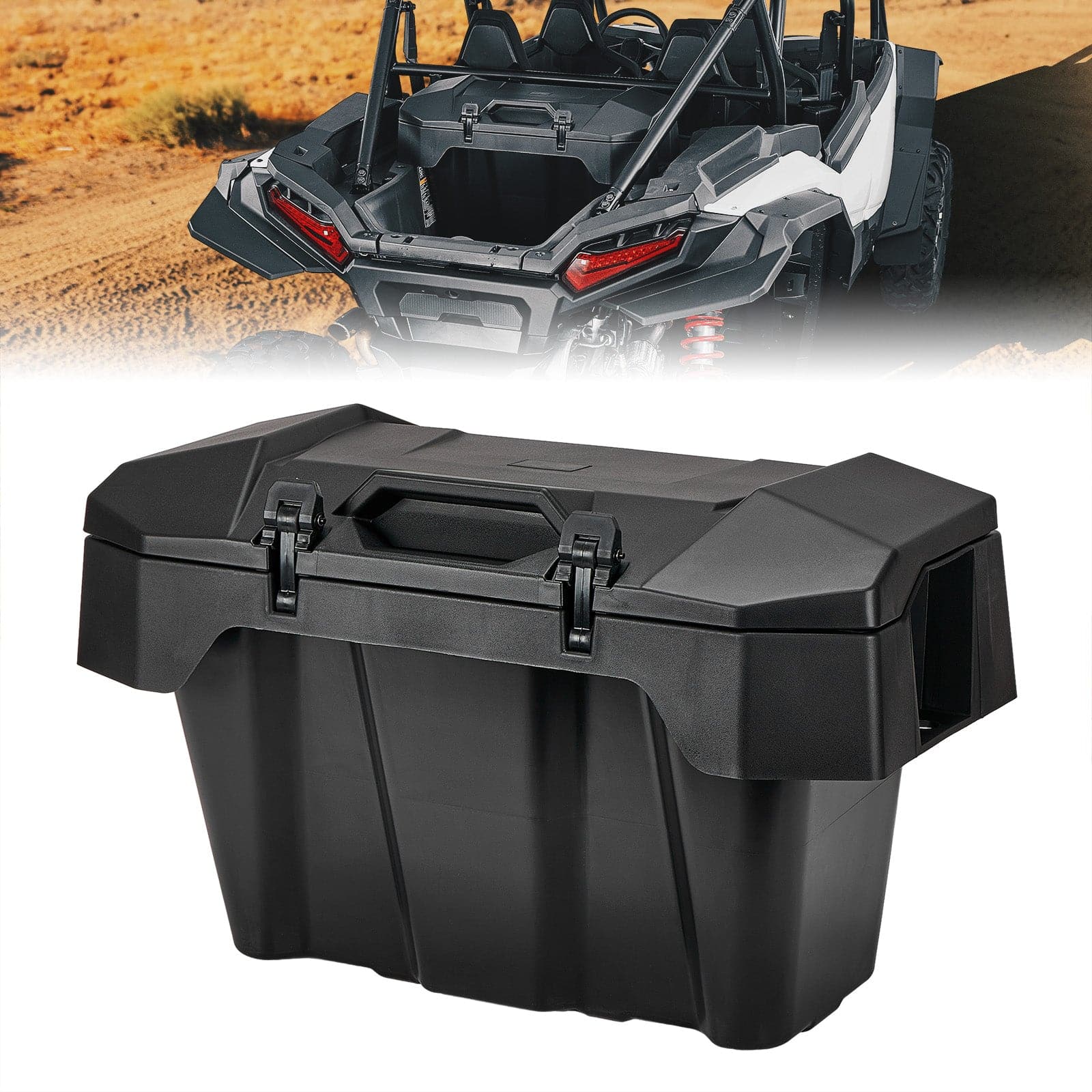 Kemimoto Rear Cargo Box 82QT for Polaris RZR XP 1000/4 1000 2024-2026 - $269.99 at Kemimoto.com