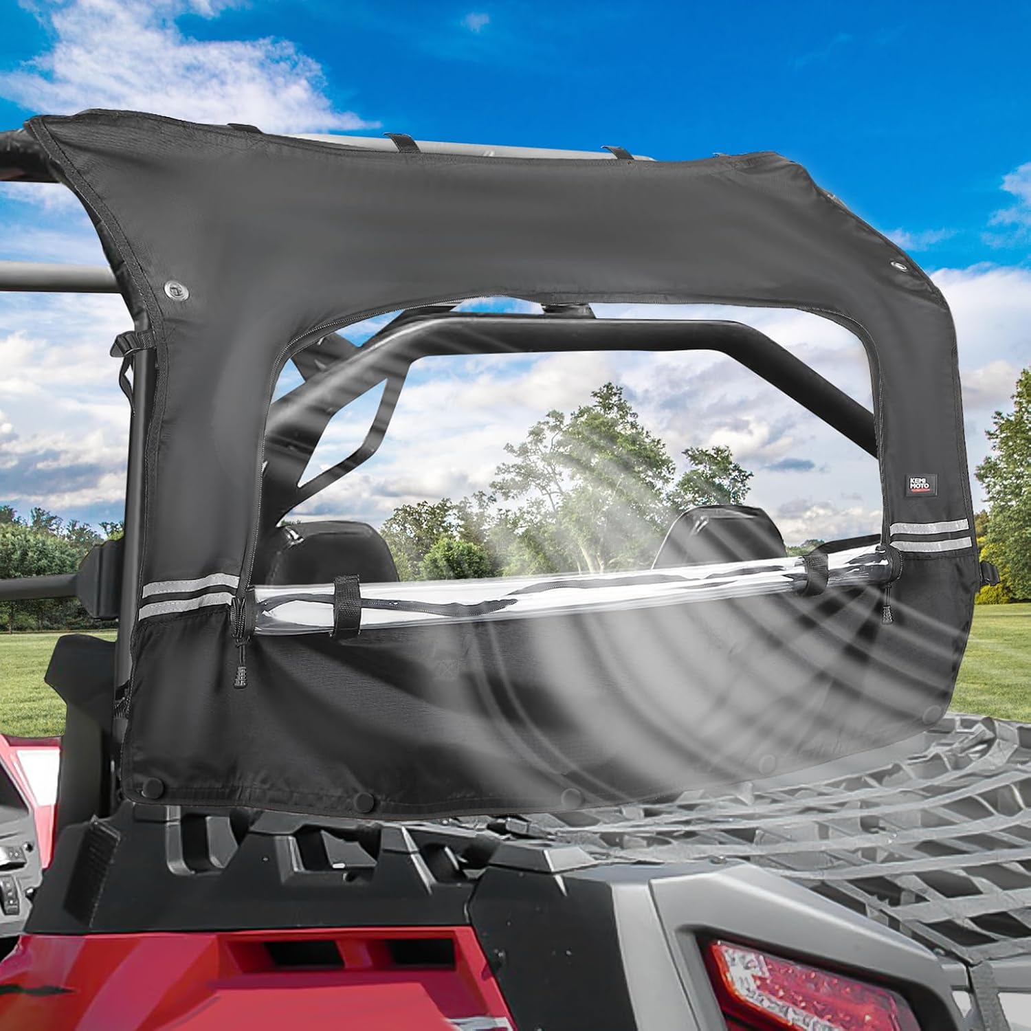 Rear Windshield Roll Up/Down for CFmoto ZForce 500 | 800 | 1000