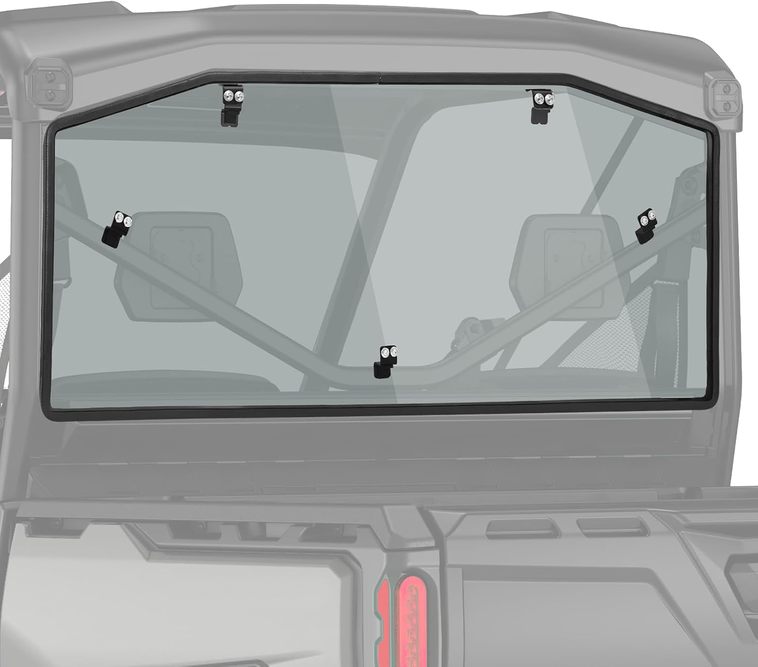 Kemimoto Rear Tinted Windshield for Can-Am Defender HD5/8 /10/MAX - $209.99 at Kemimoto.com