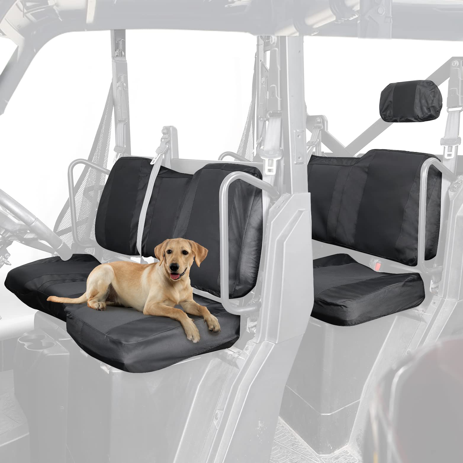Kemimoto UTV Front & Rear Seat Covers for Polaris Ranger Crew XP 1000 - $117.03 at Kemimoto.com