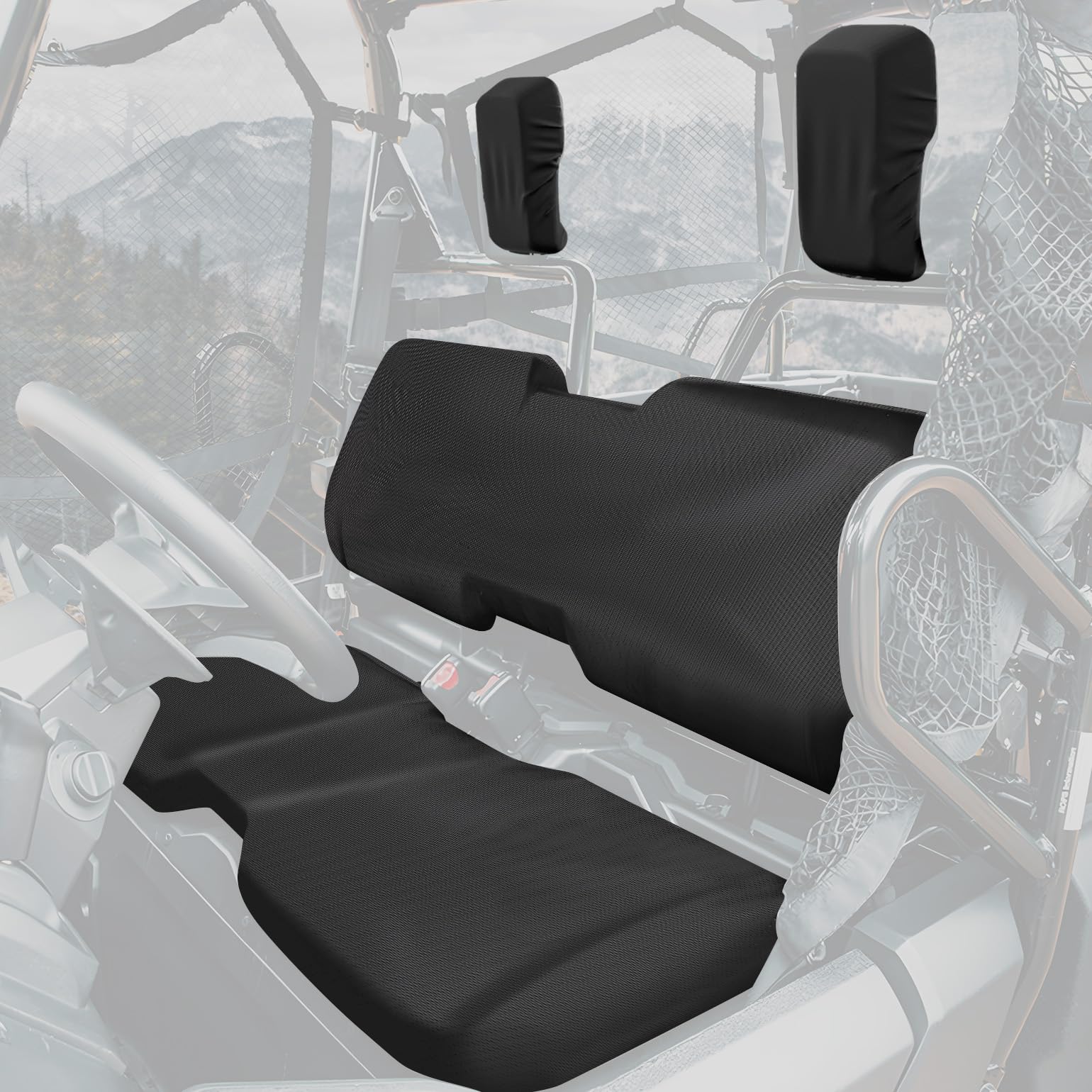 Kemimoto Seat Covers for Pioneer 700 700-4 2014-2024 (Black) - $69.99 at Kemimoto.com