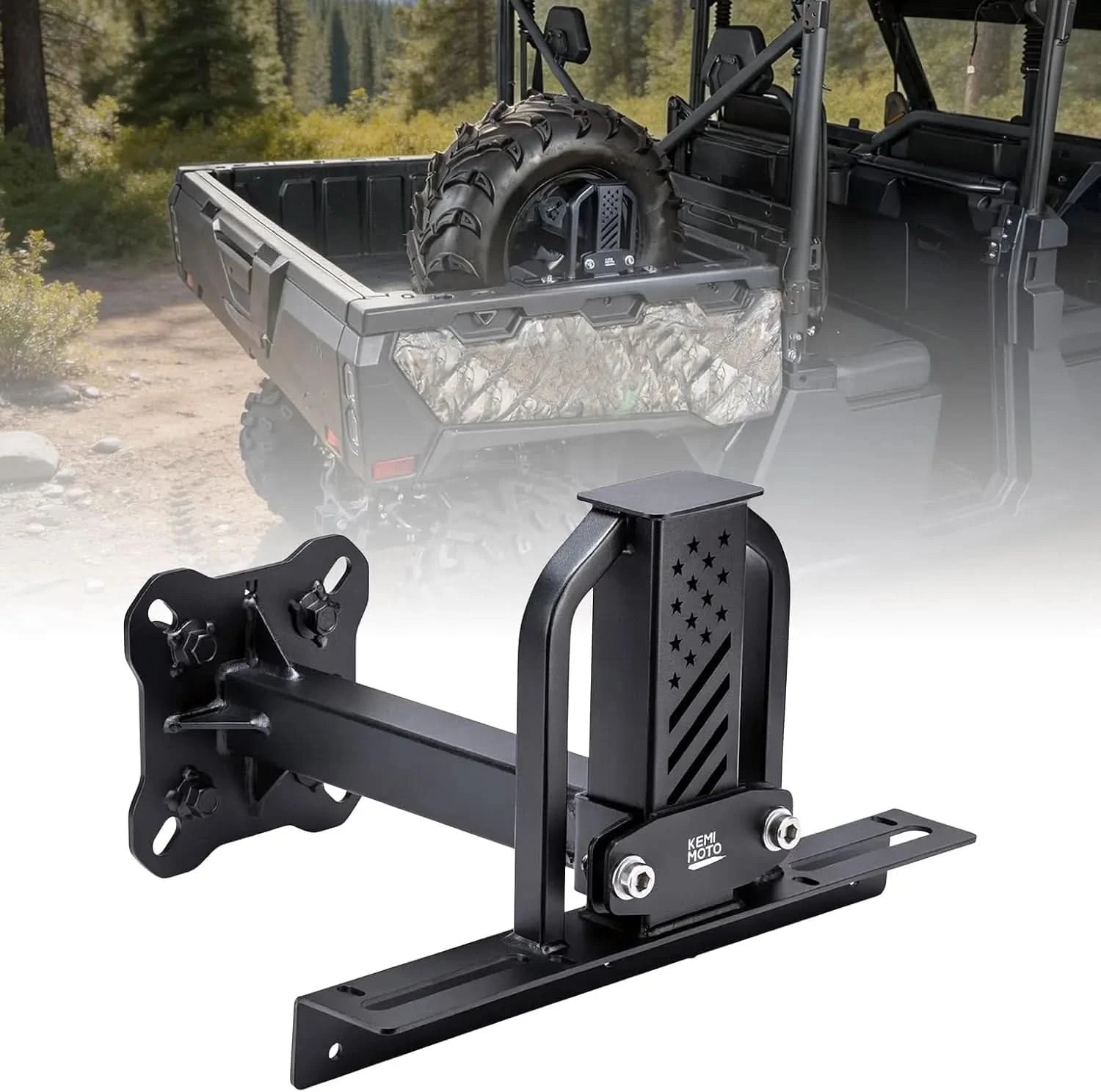 Kemimoto Spare Tire Mount For CFMOTO UFORCE 1000/XL/U10 Pro - $219.99 at Kemimoto.com