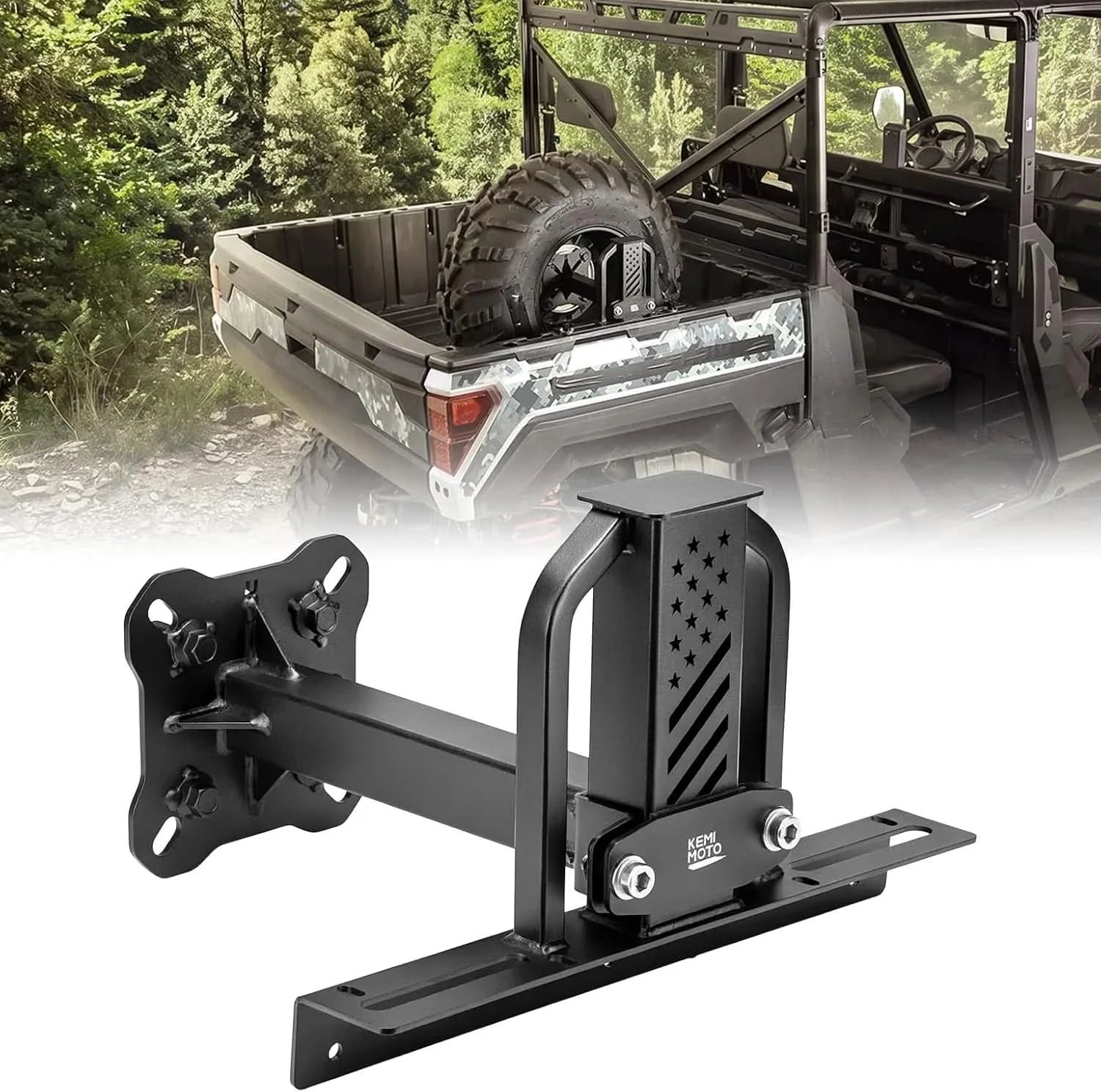 Kemimoto Spare Tire Mount for Polaris Ranger XP 1000/1000/Crew - $249.99 at Kemimoto.com