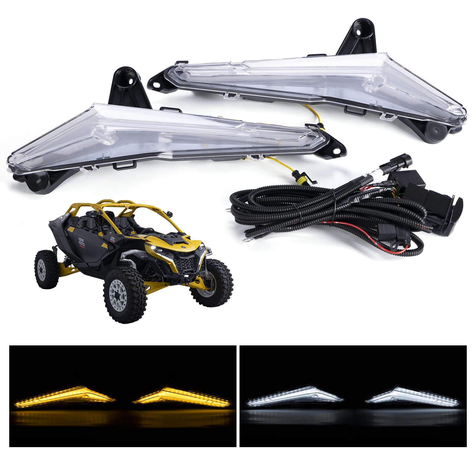Turn Signal Fang Lights for Can-Am Maverick R 2024+