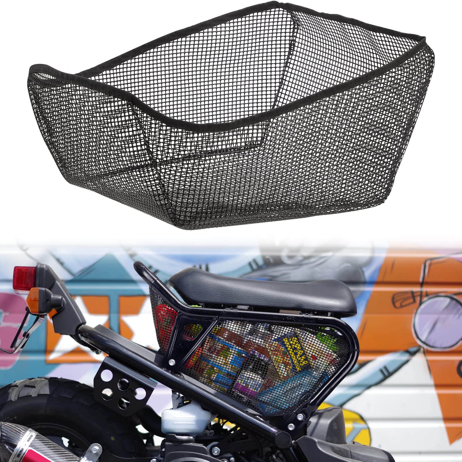 Underseat Mesh Storage for Scooter Ruckus 2010-2024