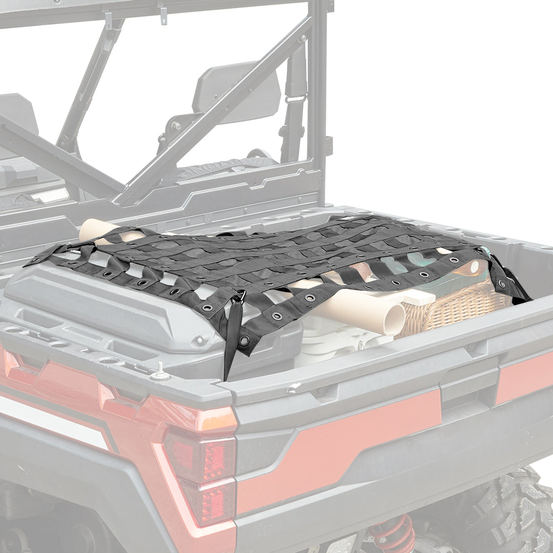 KEMIMOTO Heavy Duty UTV Bed Cargo Net for Polaris Ranger, Can-Am - $60.99 at Kemimoto.com