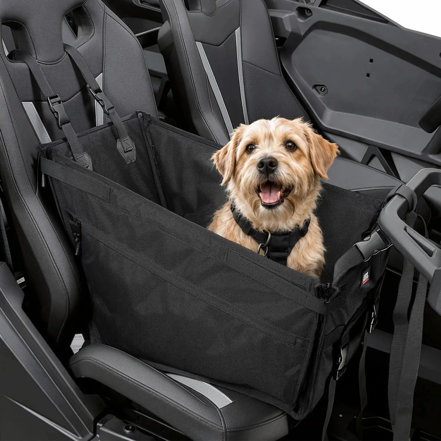 Kemimoto UTV Accessory Dog Booster Seat with Side Pockets - $99.99 at Kemimoto.com