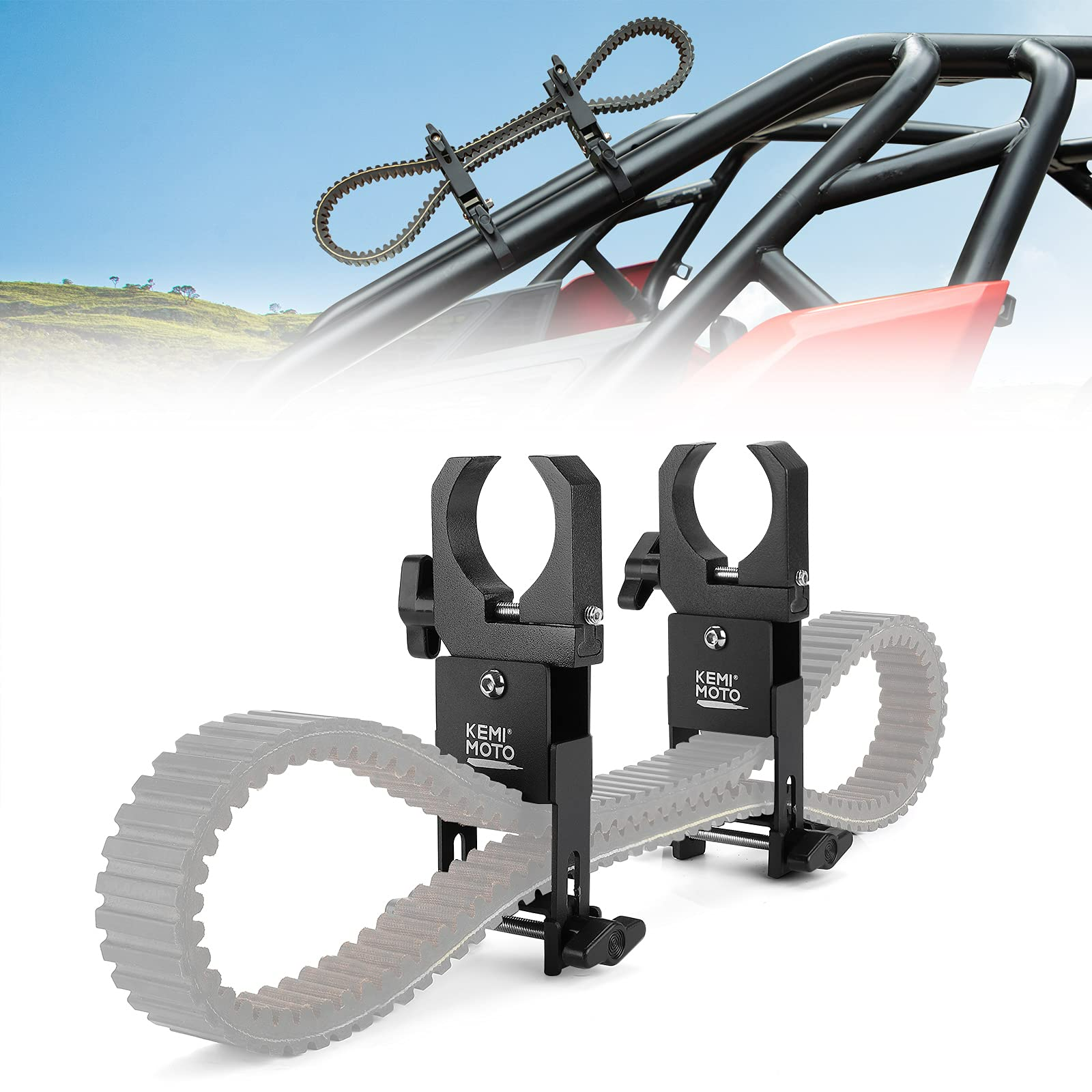 Drive Belt Mount fit 1.5”-2” Roll Bars for Polaris, Can-Am