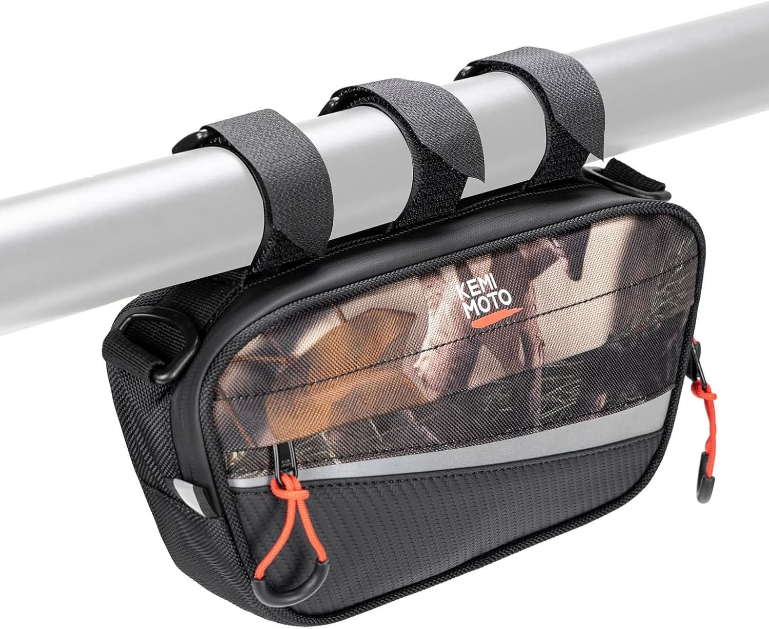 Kemimoto UTV Roll Cage Storage Bag for UTV, ATV, Golf Cart, Bike, 11" x 5", Camo - $35.99 at Kemimoto.com