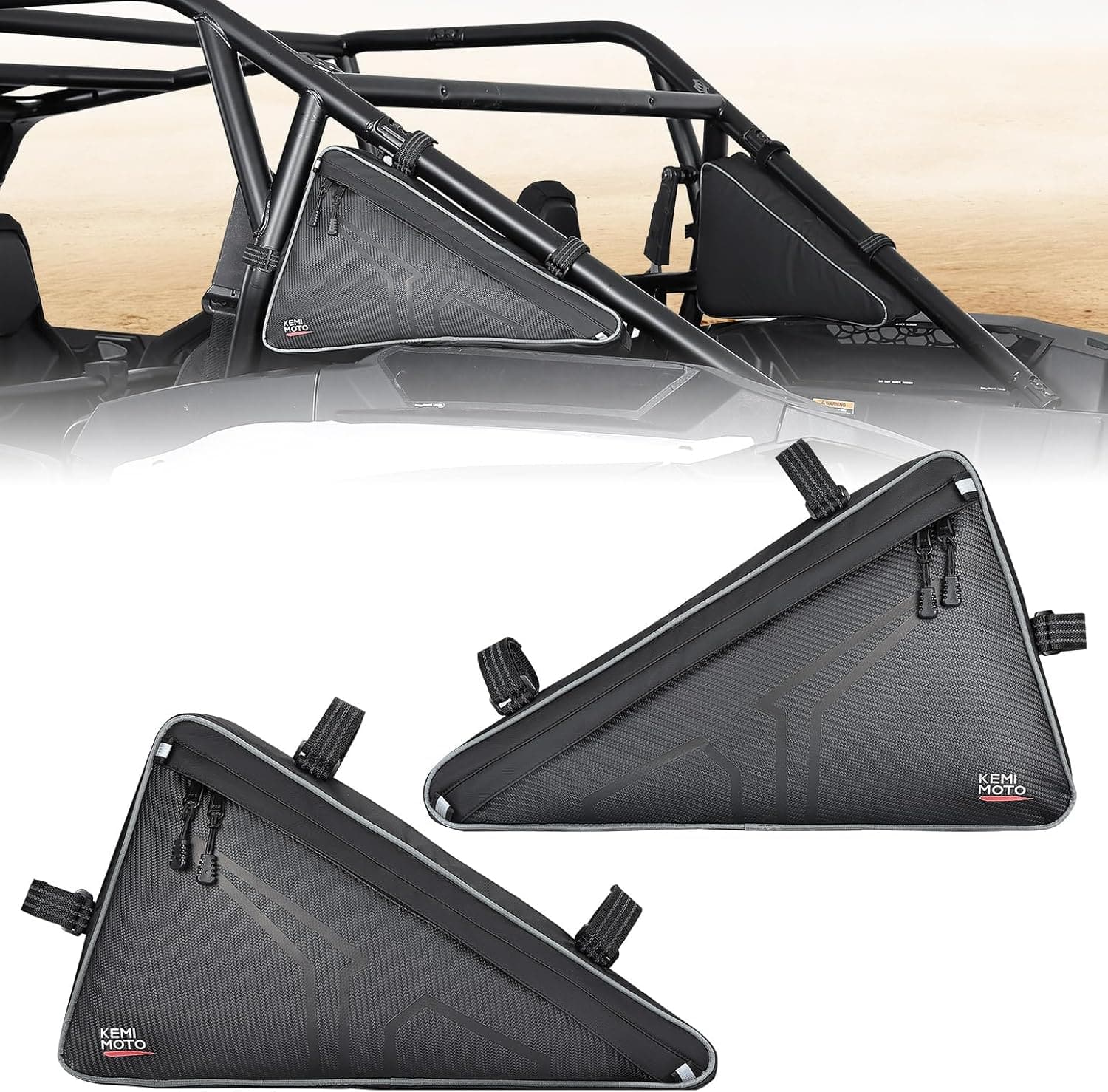Kemimoto UTV Storage Bags Side Tool Bags for Polaris RZR XP 1000/4 2024-2025 - $39.99 at Kemimoto.com