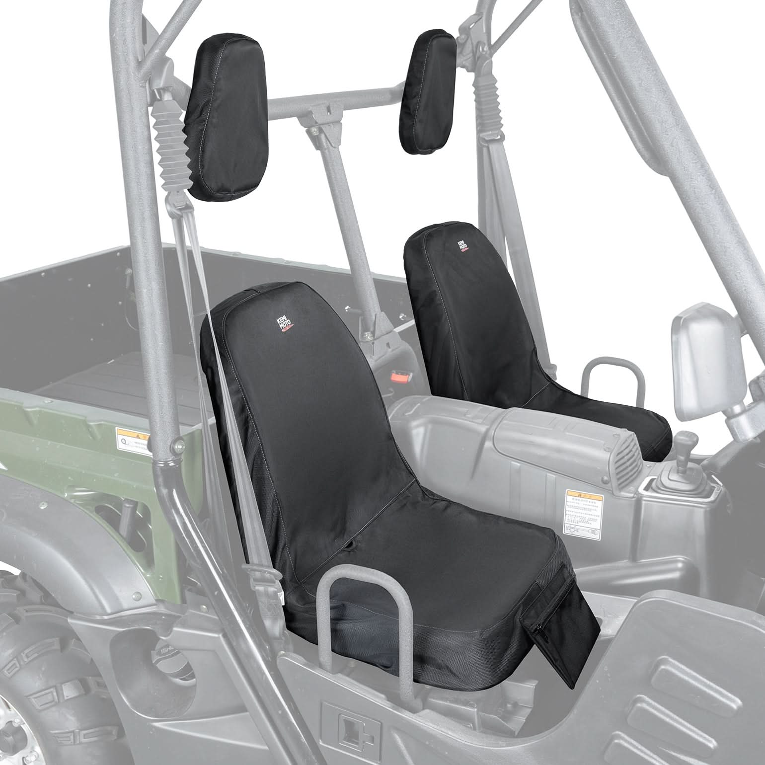Kemimoto UTV Waterproof Seat Cover for Hisun/Axis, Massimo, Coleman 500/700 (2 Pcs) - $45.99 at Kemimoto.com