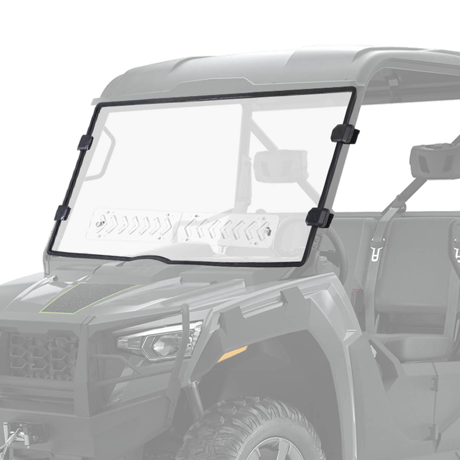 Vented Front Full Windshield for Tracker 800SX | Arctic Cat Prowler Pro