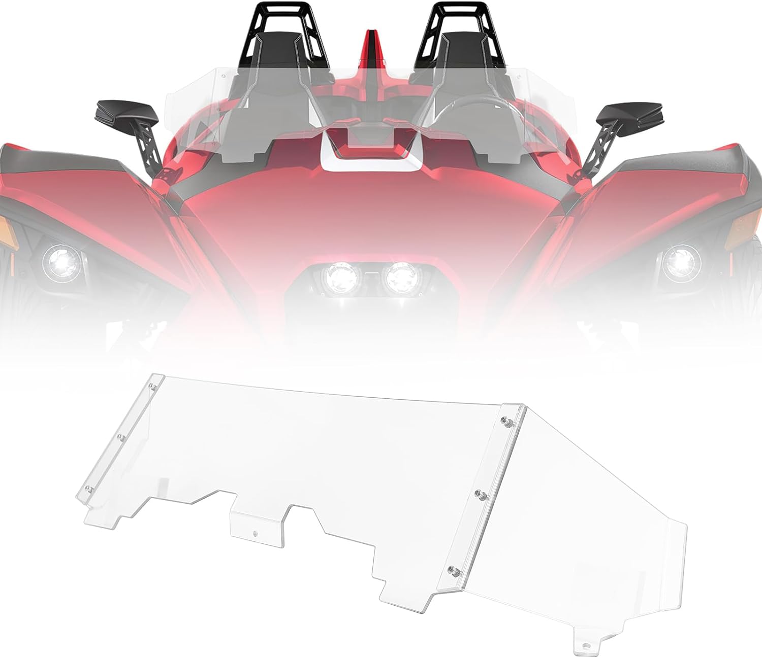 Windshield Wind Deflector for Polaris Slingshot S/SL/SLR/GT/LE