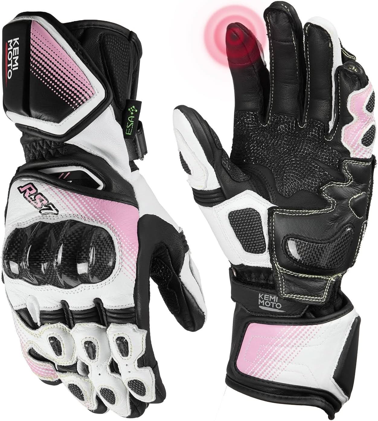 Women Carbon Fiber Motorcycle Gloves