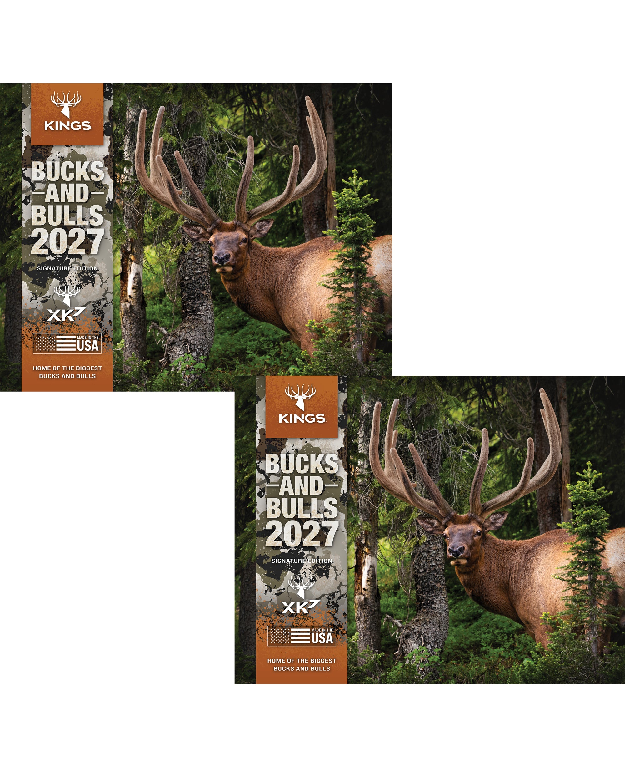 Kings Calendars 2027 Kings Bucks & Bulls Calendar TWIN PACK - $24.99 at Kings Camo