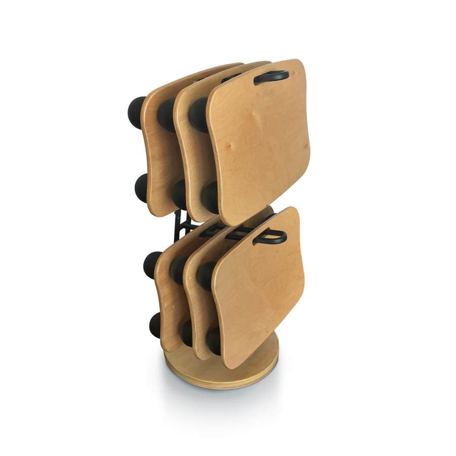 LifeSpan AS3000 Aero Board Rack with 6 Aero Boards Set