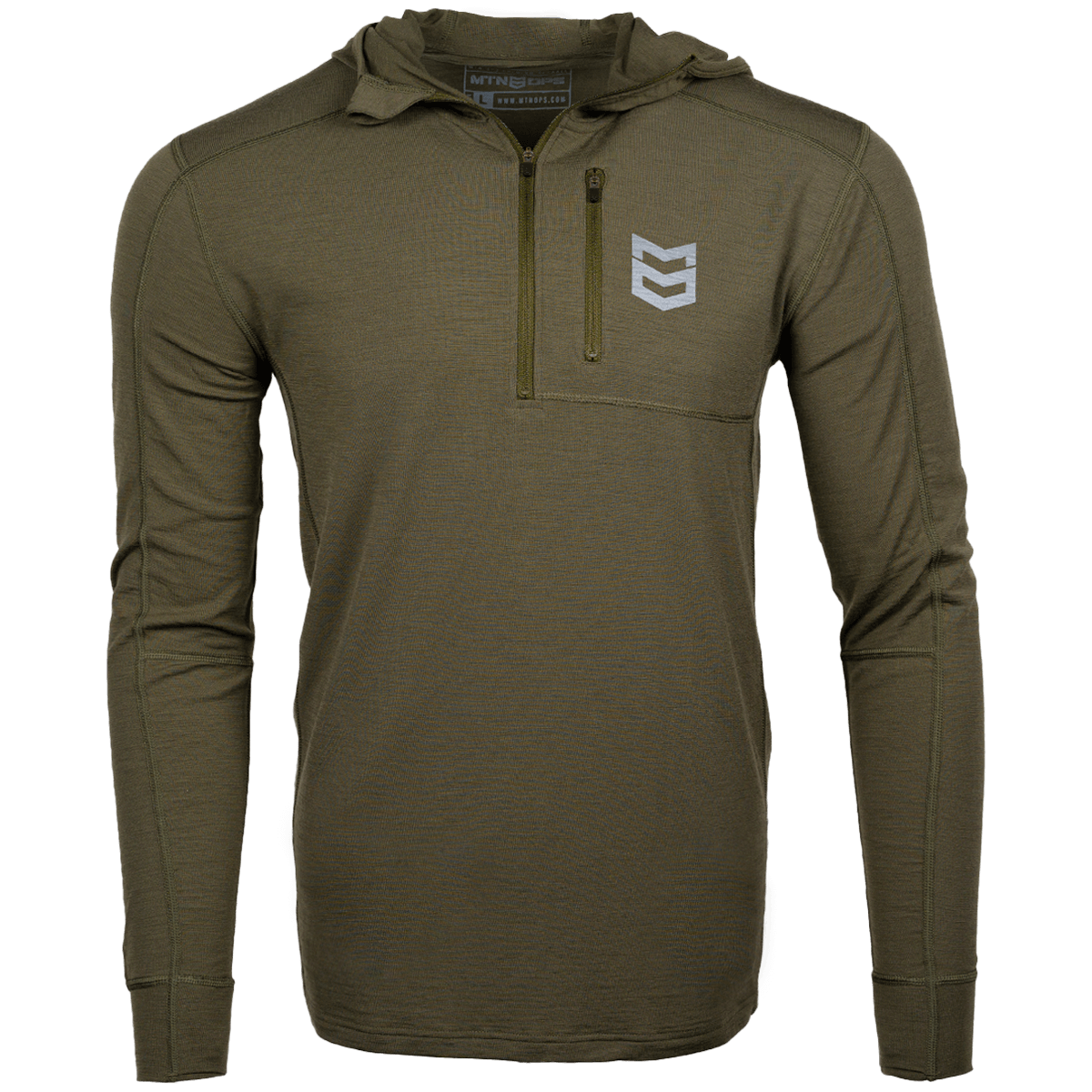 MTN OPS BATTLEGROUND MERINO HOODIE 180G - XS ONLY - $99.99 at MTN Ops