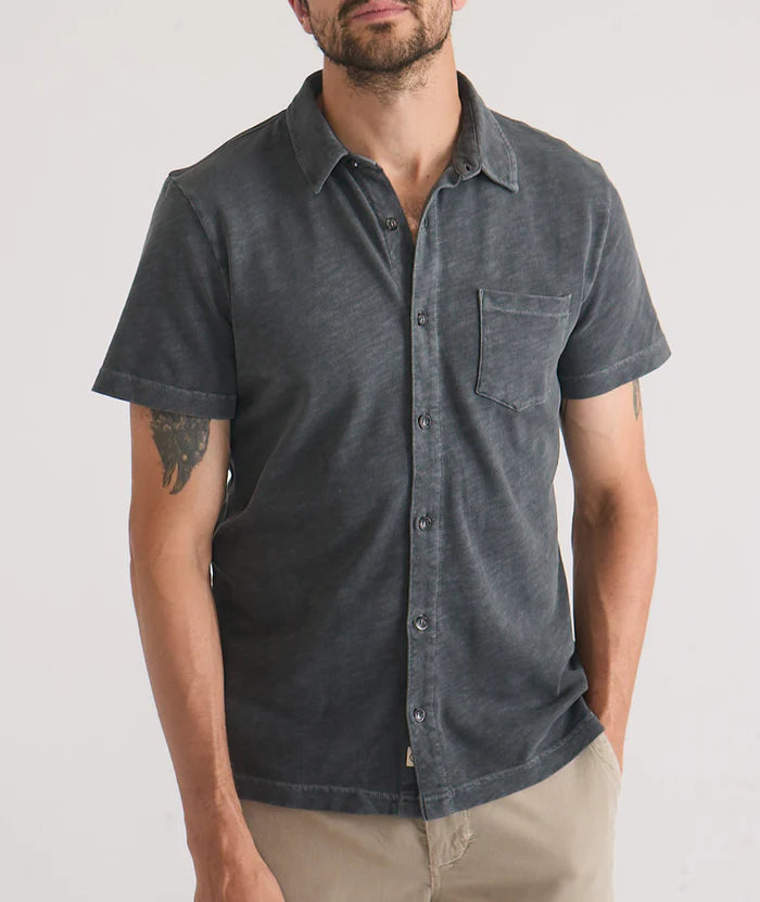 Marine Layer Marine Layer - Vintage Heavy Slub Button Down - Forged Iron - $78.00 at Maho Shades 