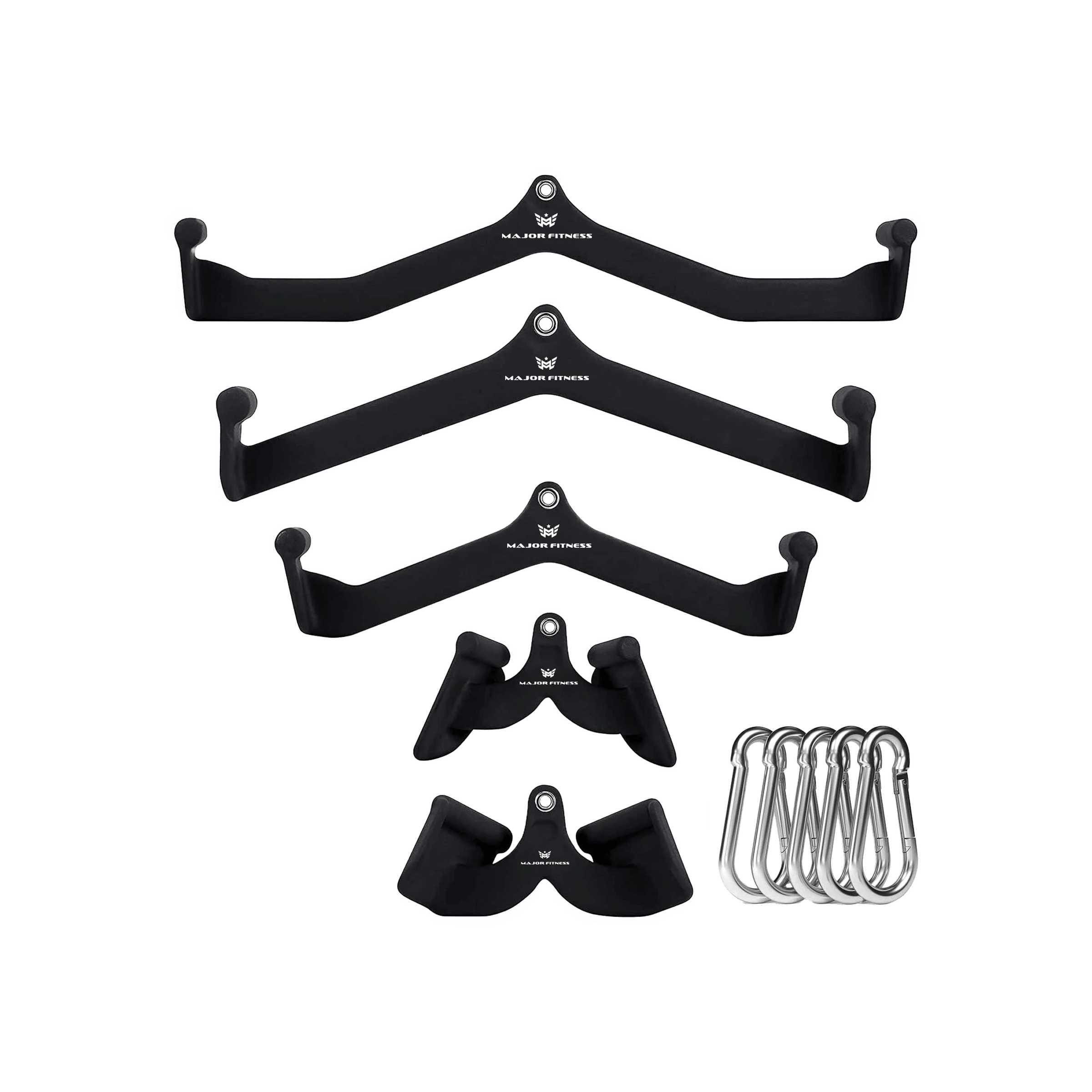 Major Fitness Major Fitness 5pcs Cable Lat-Pull-Down Bar Combo - $159.99 at Major Fitness