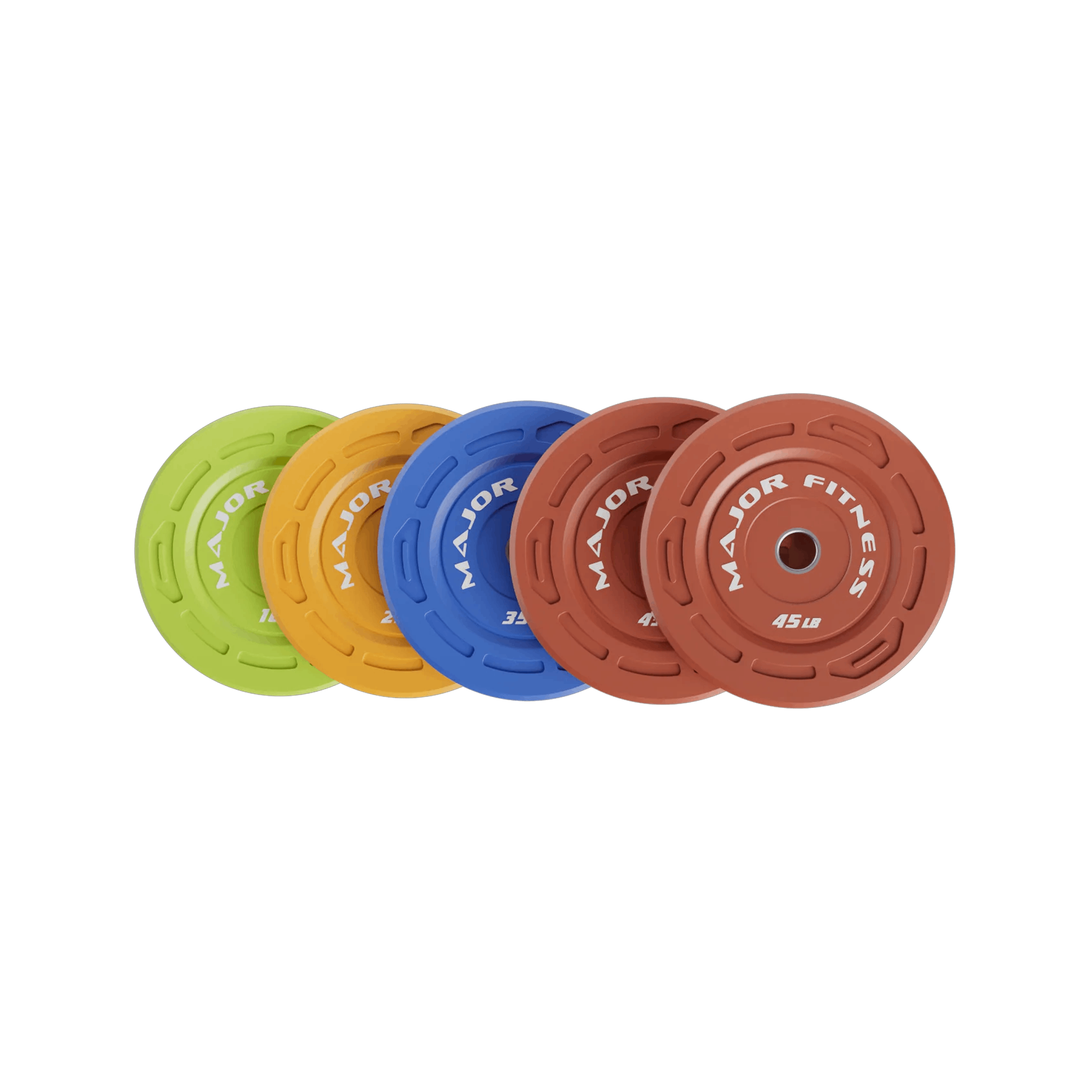 Major Fitness Major Fitness Color Grip Low Bounce Bumper Plates - $199.99 at Major Fitness