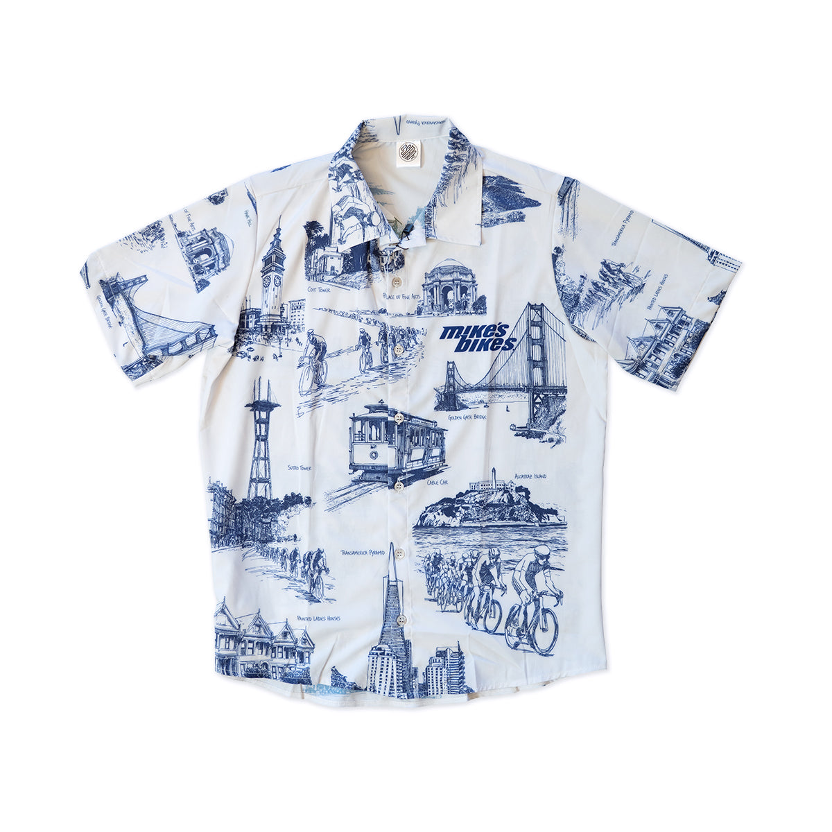 Mike’s Bikes x Ostroy San Francisco Resort Shirt