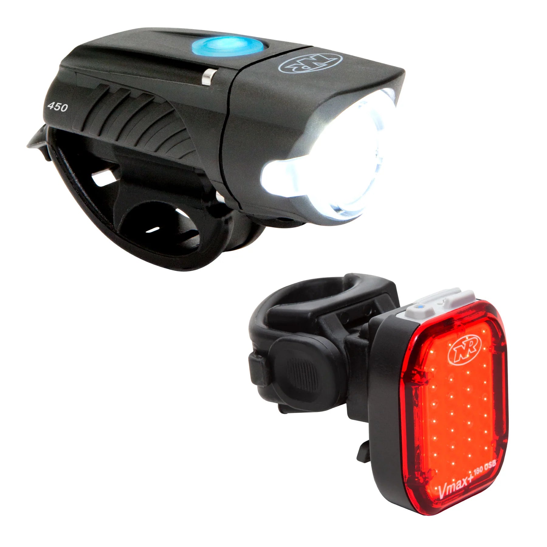 NiteRider Swift 450 and Vmax+ 180 Combo Front and Rear Light Set - $64.99 at Mike's Bikes