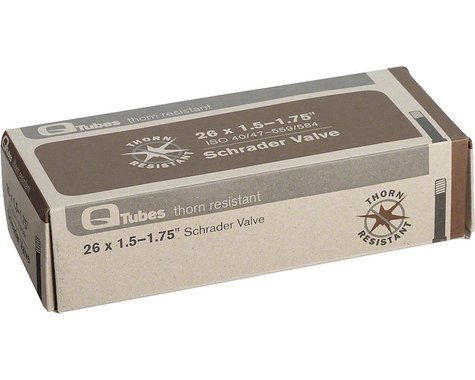 Q-Tubes Schrader Thorn Resistant Tubes (26 X 1.5-1.75) - $17.99 at Mike's Bikes