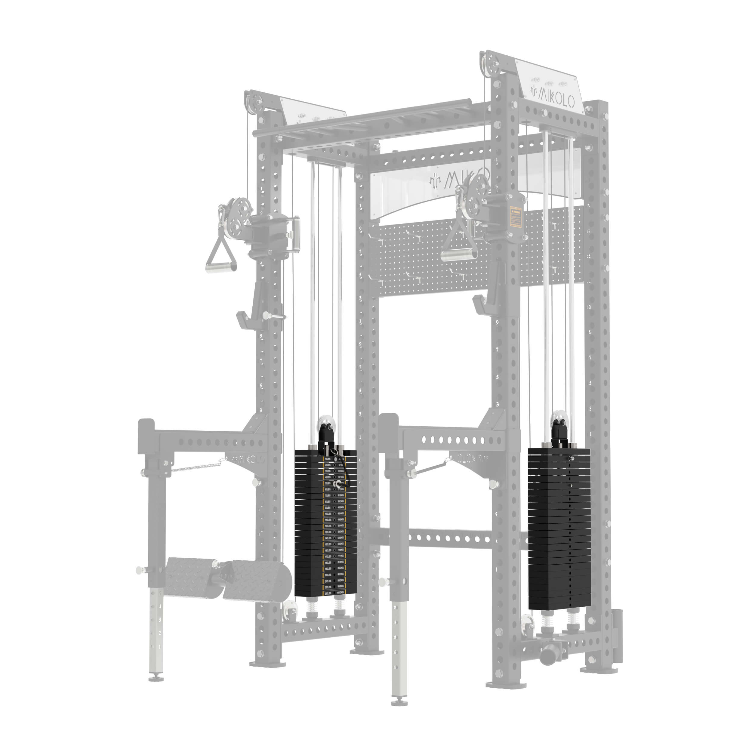 Mikologym ANUBIS™ Add-On Weight Stack Kit - 120 lb - $499.99 at Mikolo